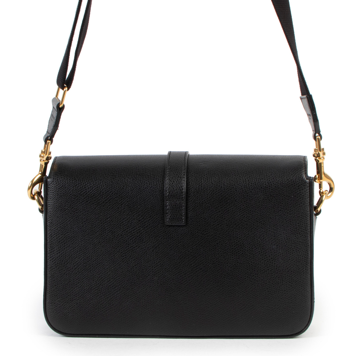 Saint Laurent Black Small Monogram Université Crossbody Bag