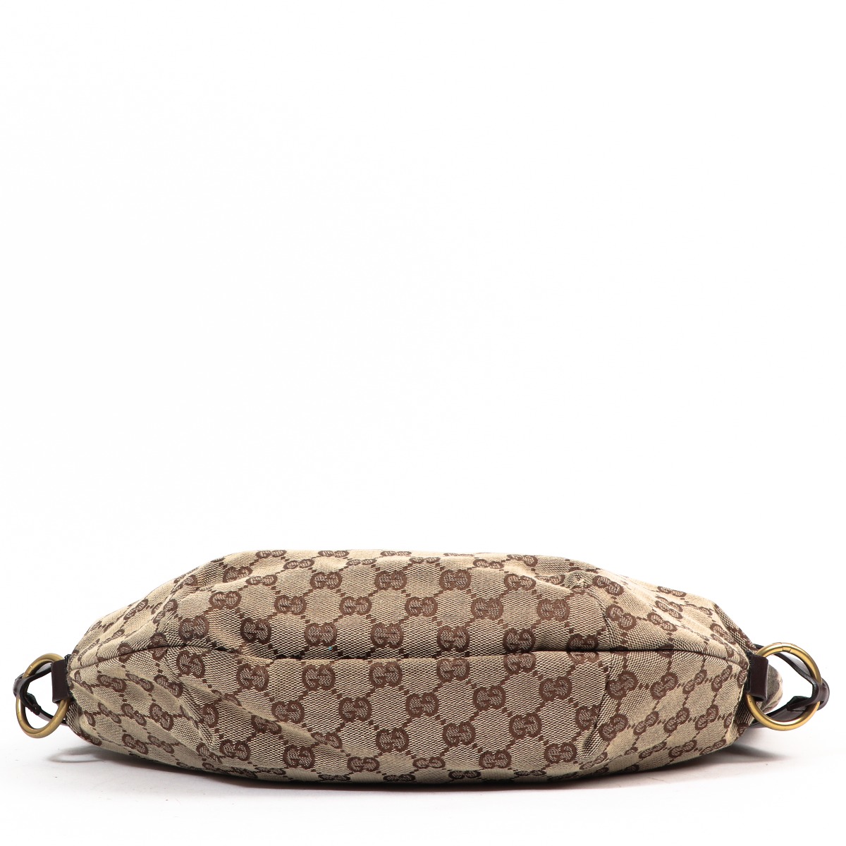 Gucci GG Canvas Half Moon Hobo Bag ○ Labellov ○ Buy and
