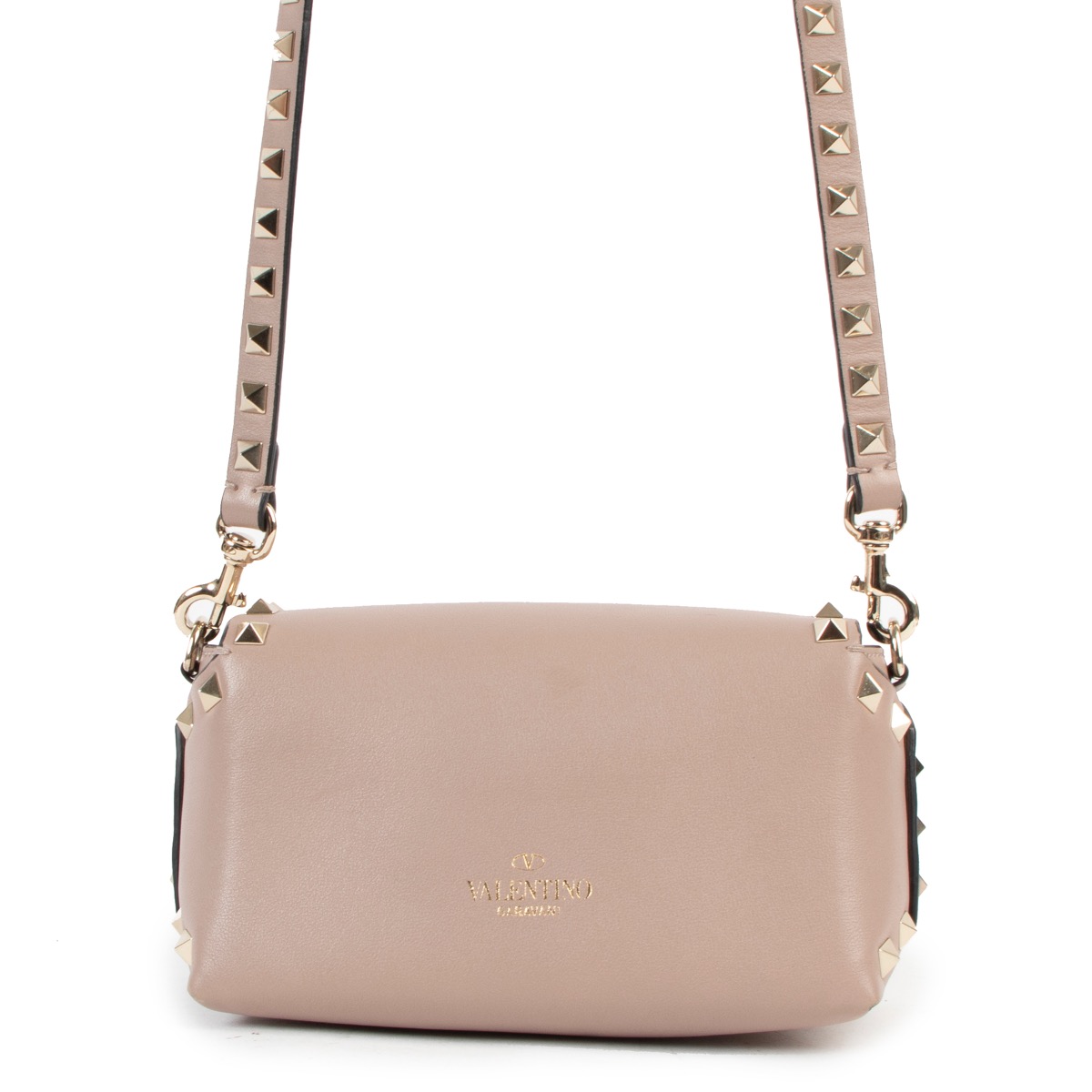 Valentino Garavani Pink Rockstud Mini Crossbody Bag