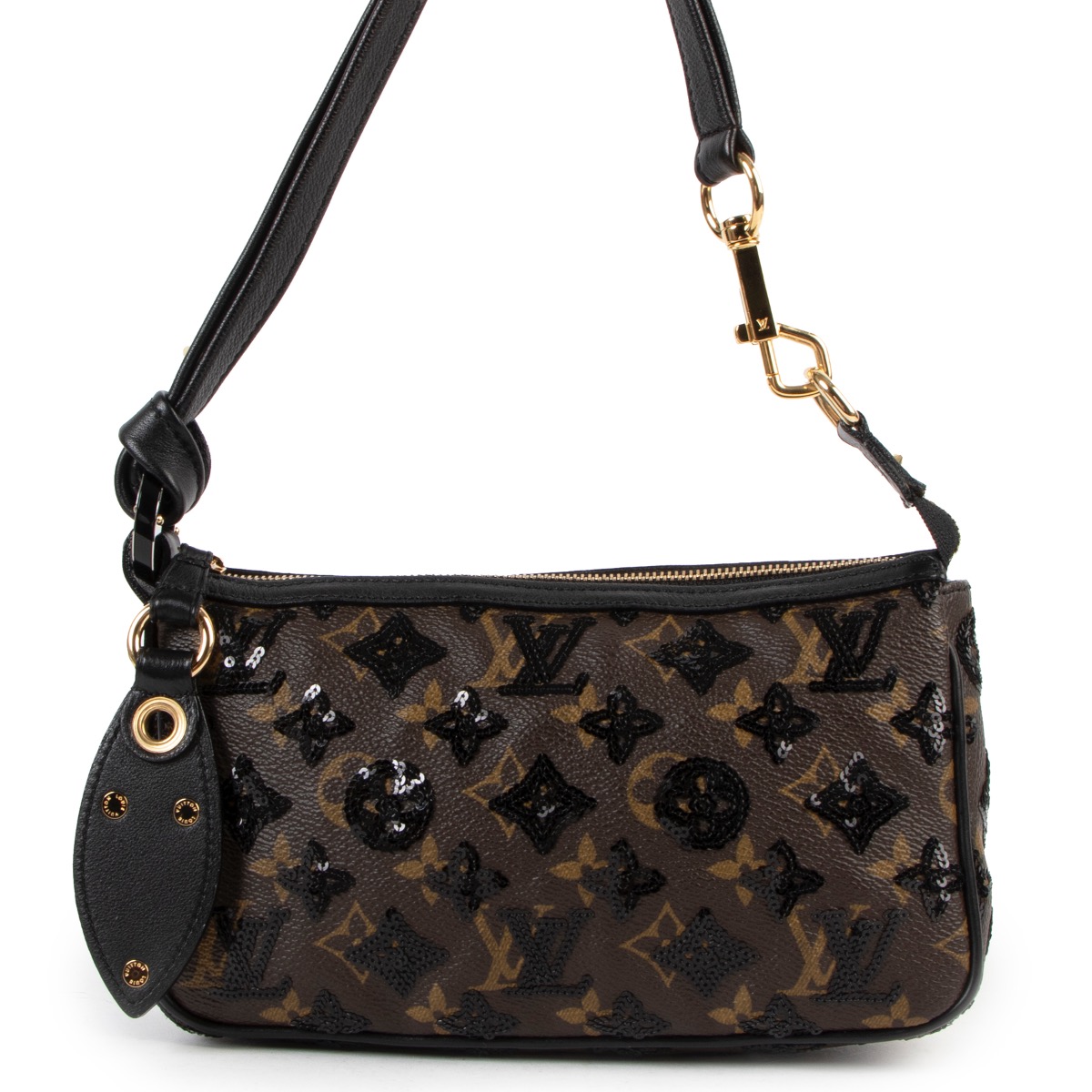 Louis Vuitton 2009 Pre-owned Mini Monogram Sequin Pochette Accessoires Handbag