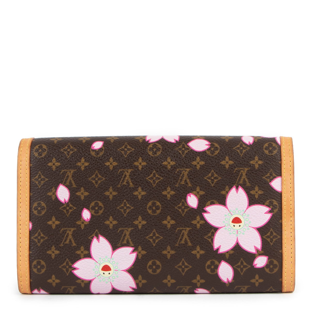 【希少】 LOUIS VUITTON Vintage 2004 International Wallet Louis Vuitton Vintage 2004 International Wallet - White