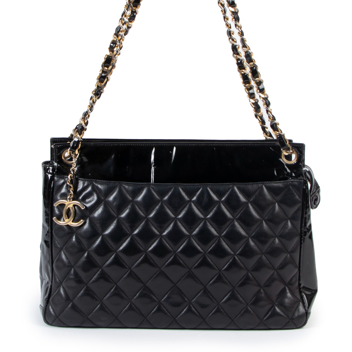 Chanel Black Quilted Patent Leather Large Boy Bag Ruthenium Hardware,  2012-2013 Available For Immediate Sale At Sotheby's