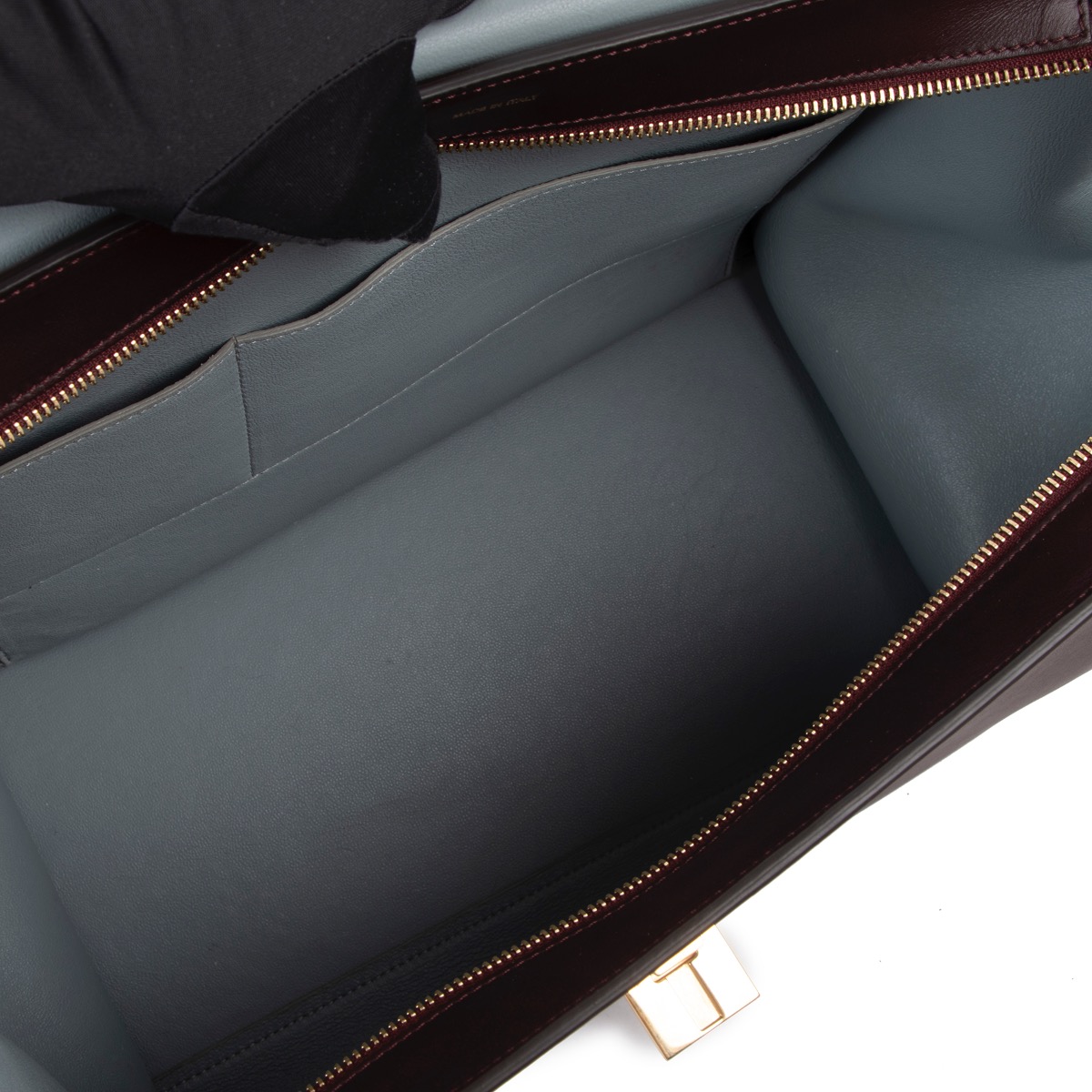 【CELINE】Tri-colour 'Trapeze' leather bag with 【ランク:A】 Celine Tri-Color Tan Trapeze Bag – Blogger Armoire