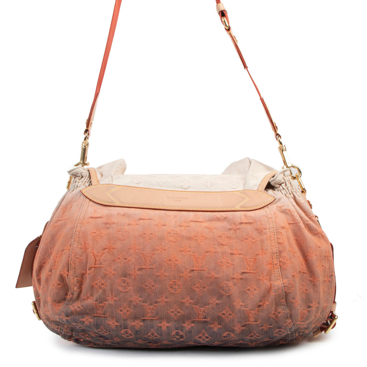 Louis Vuitton Spring/Summer 2010 Orange Monogram Denim Sunrise Bag