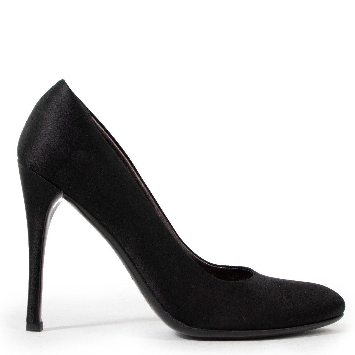 Prada Black Satin Pumps Size 36 Labellov Buy and Sell