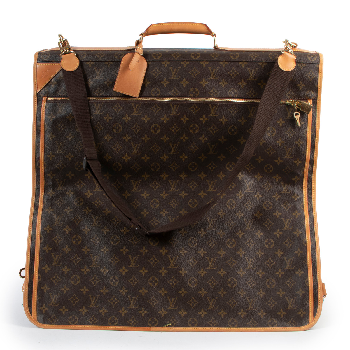 Louis Vuitton Monogram Portable Vintage Garment Bag Labellov