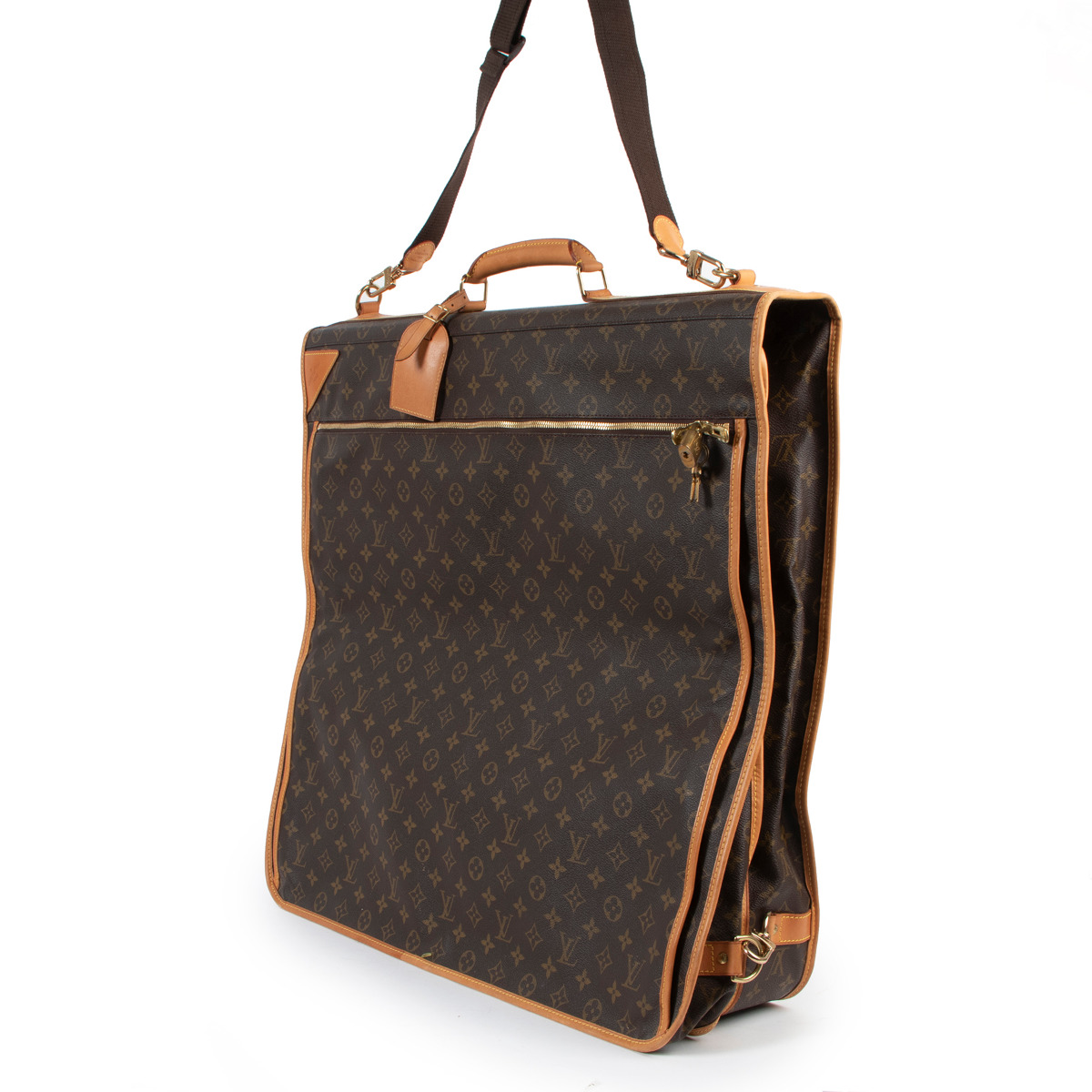 Louis Vuitton Monogram Portable Vintage Garment Bag ○ Labellov