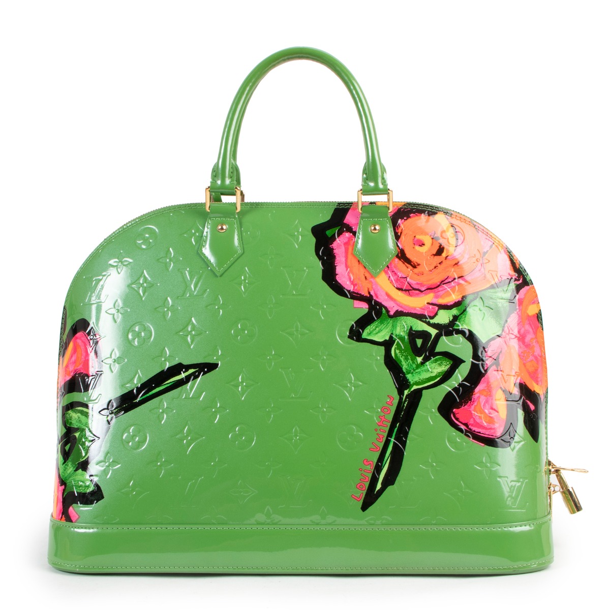 Louis Vuitton LOUIS VUITTON handbag VIP customer limited sac special order  leather dark green unisex 99562g