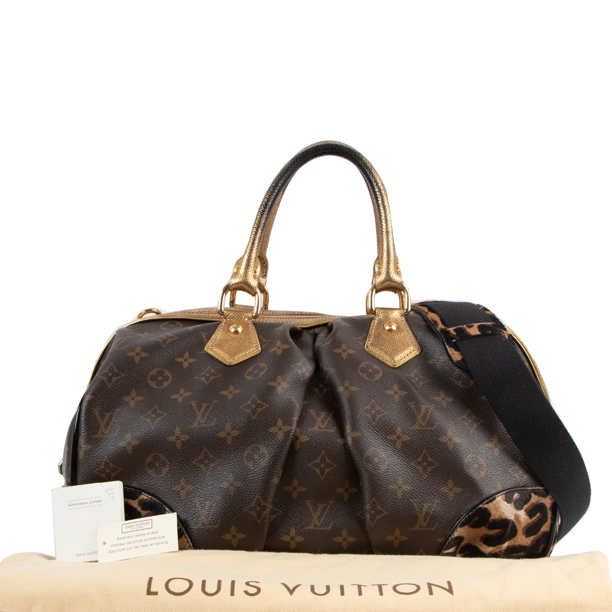 Lv leopard sale bag