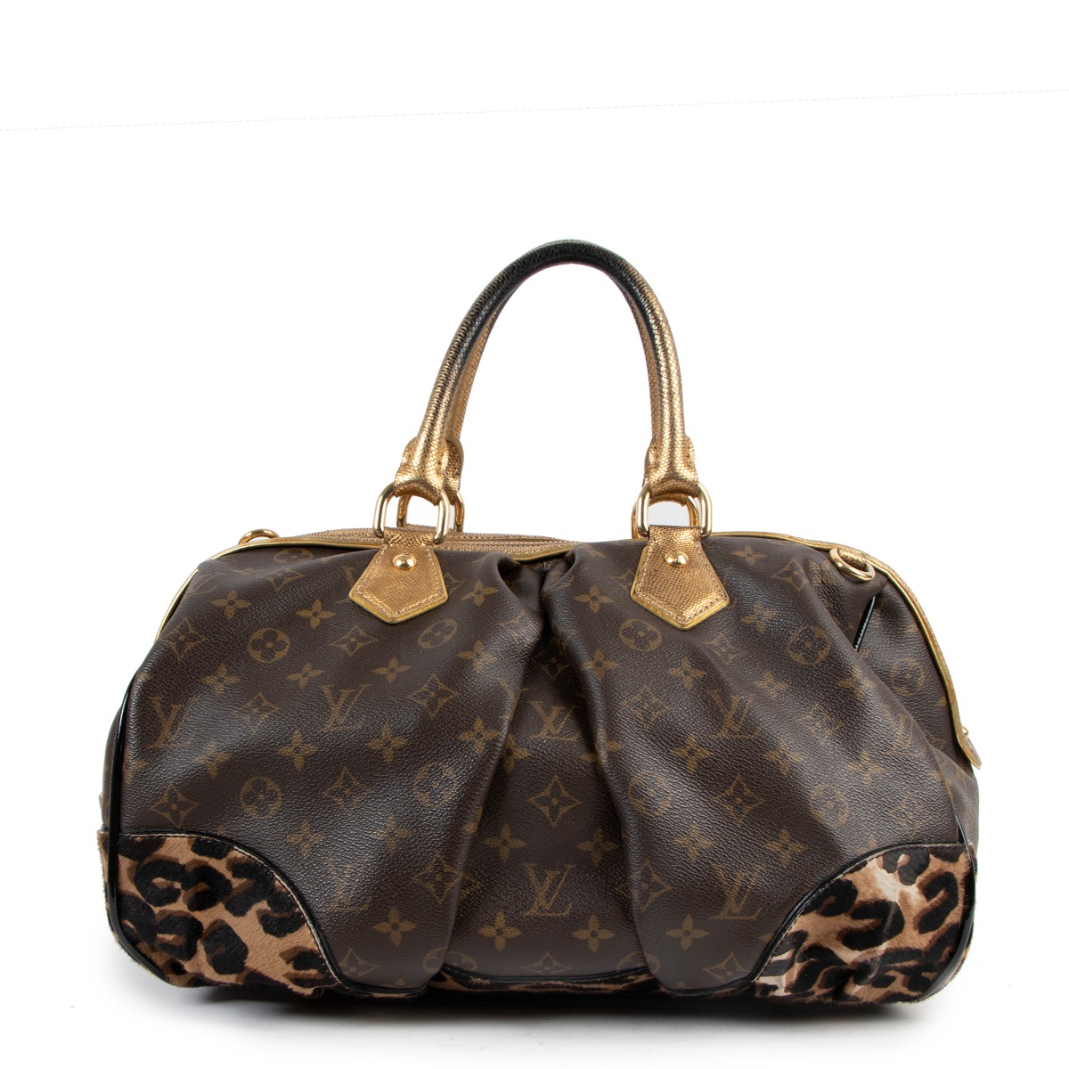 Louis Vuitton Limited Edition Monogram Leopard Stephen Bag