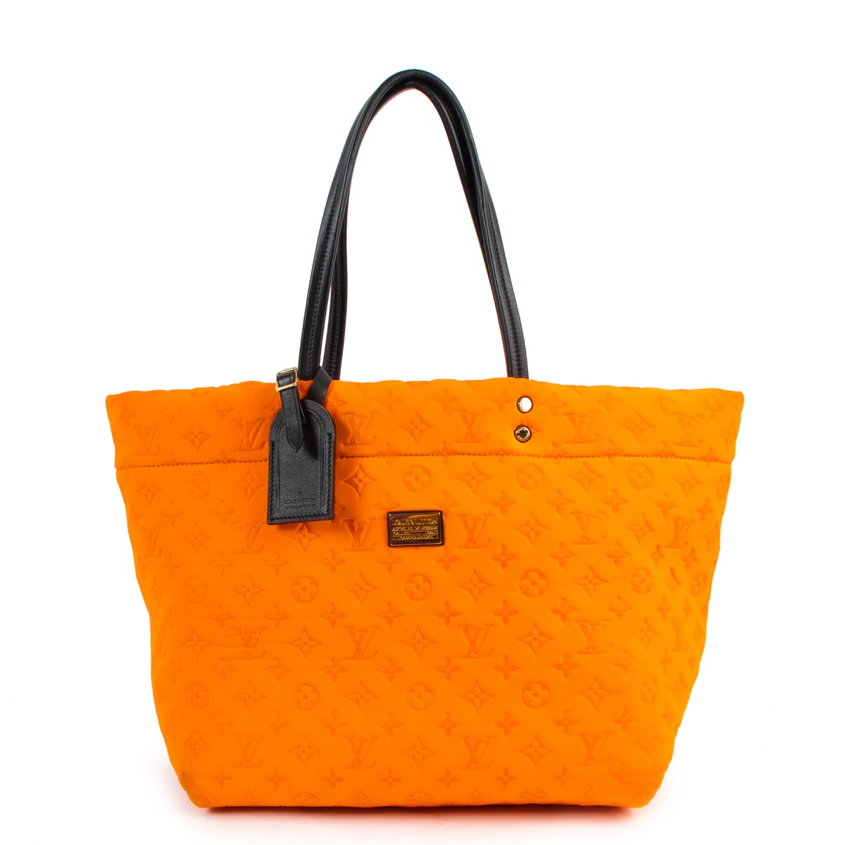 Louis Vuitton Limited Edition Orange Monogram Neoprene Scuba