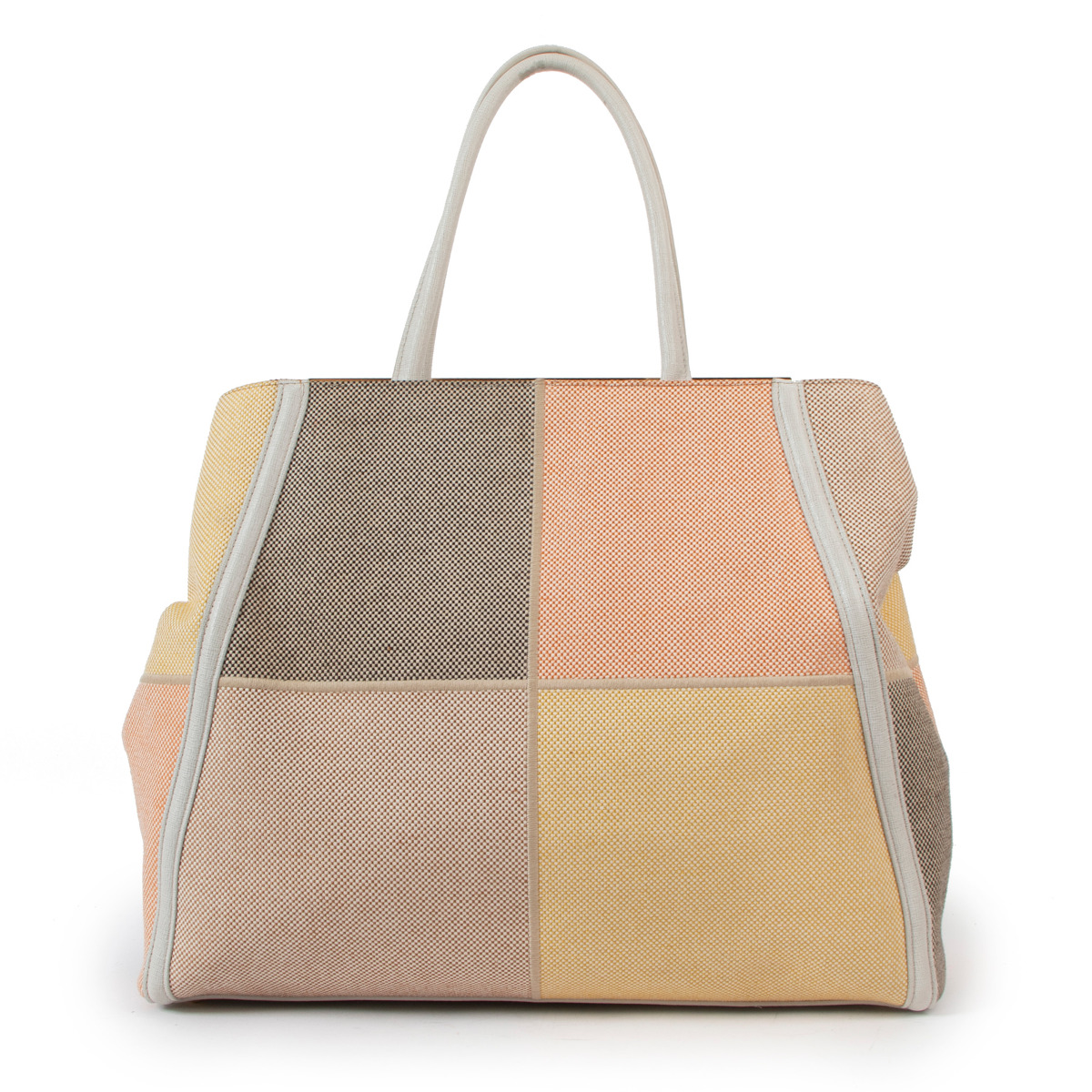 Fendi Beige 3Jours Patchwork Tote Bag Labellov Buy and Sell