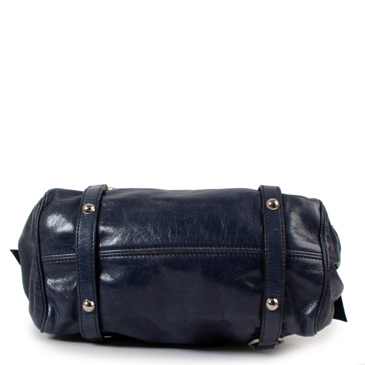 バッグ miu miu mini vitello lux hand bag navy miu-miu-vitello-lux-mini-bow-