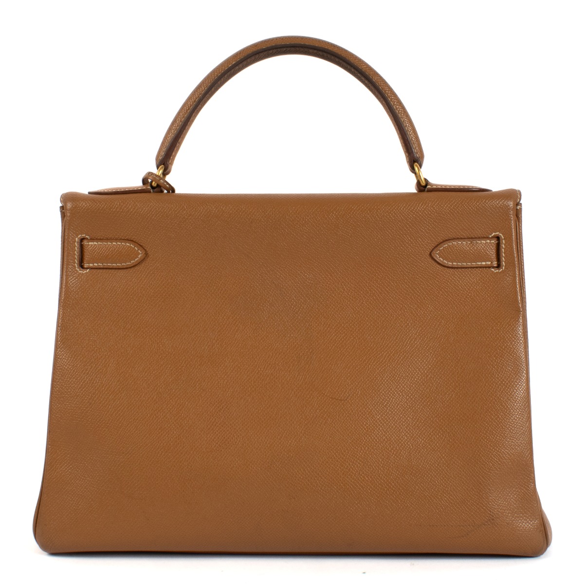 HERMES ケリー ブラウンレザーダブルラップバングル レザーブレスレット 《ケリー》 ドゥブルトゥール - レッド