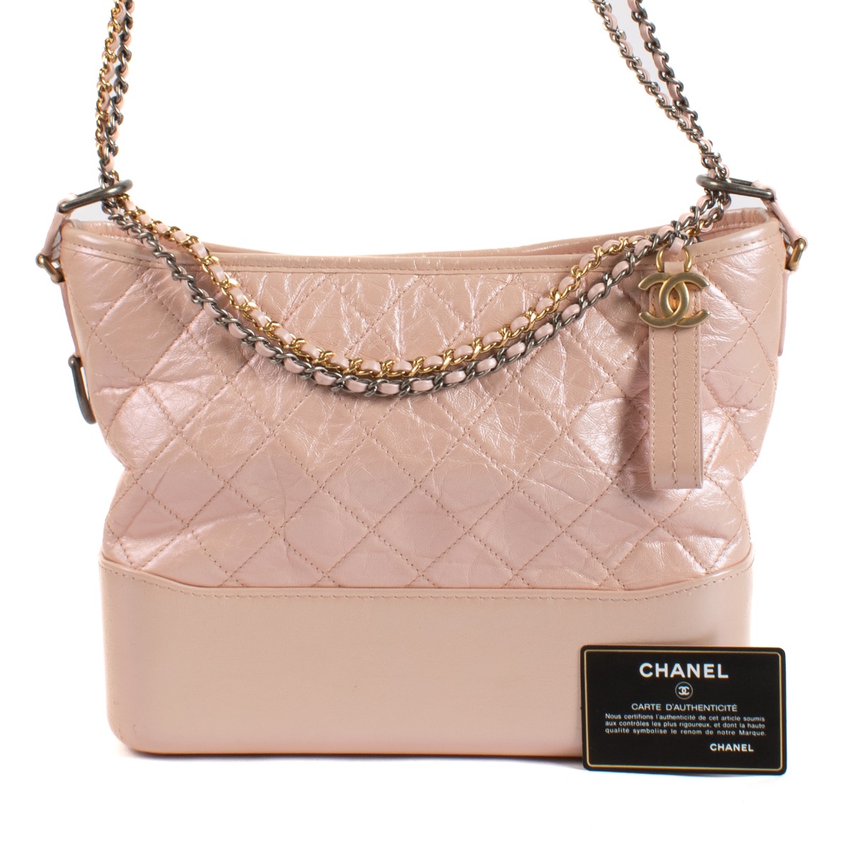 Chanel gabrielle bag pink top