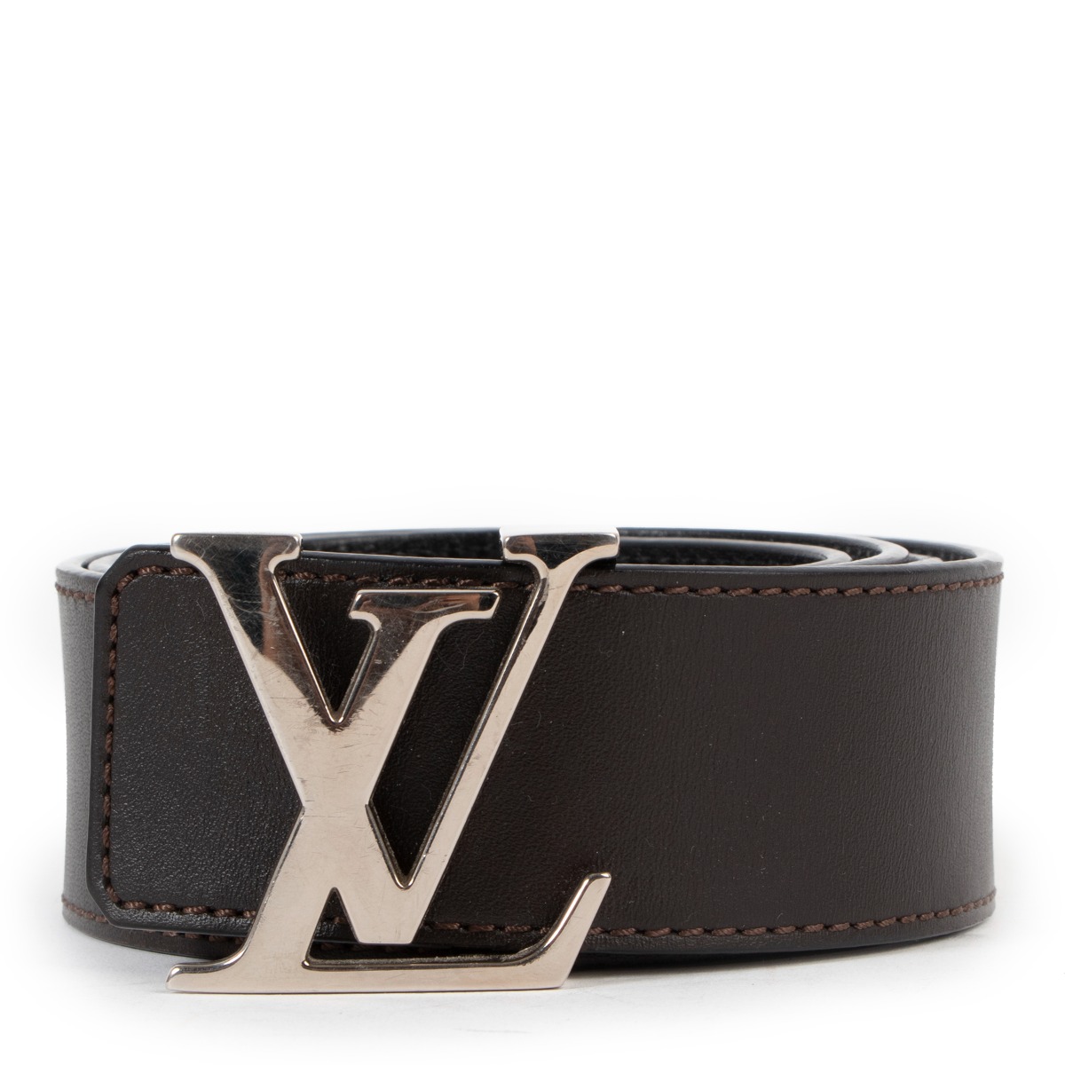 ルイヴィトン☆Louis Vuitton ベルト ブラウン LVロゴ モノグラム