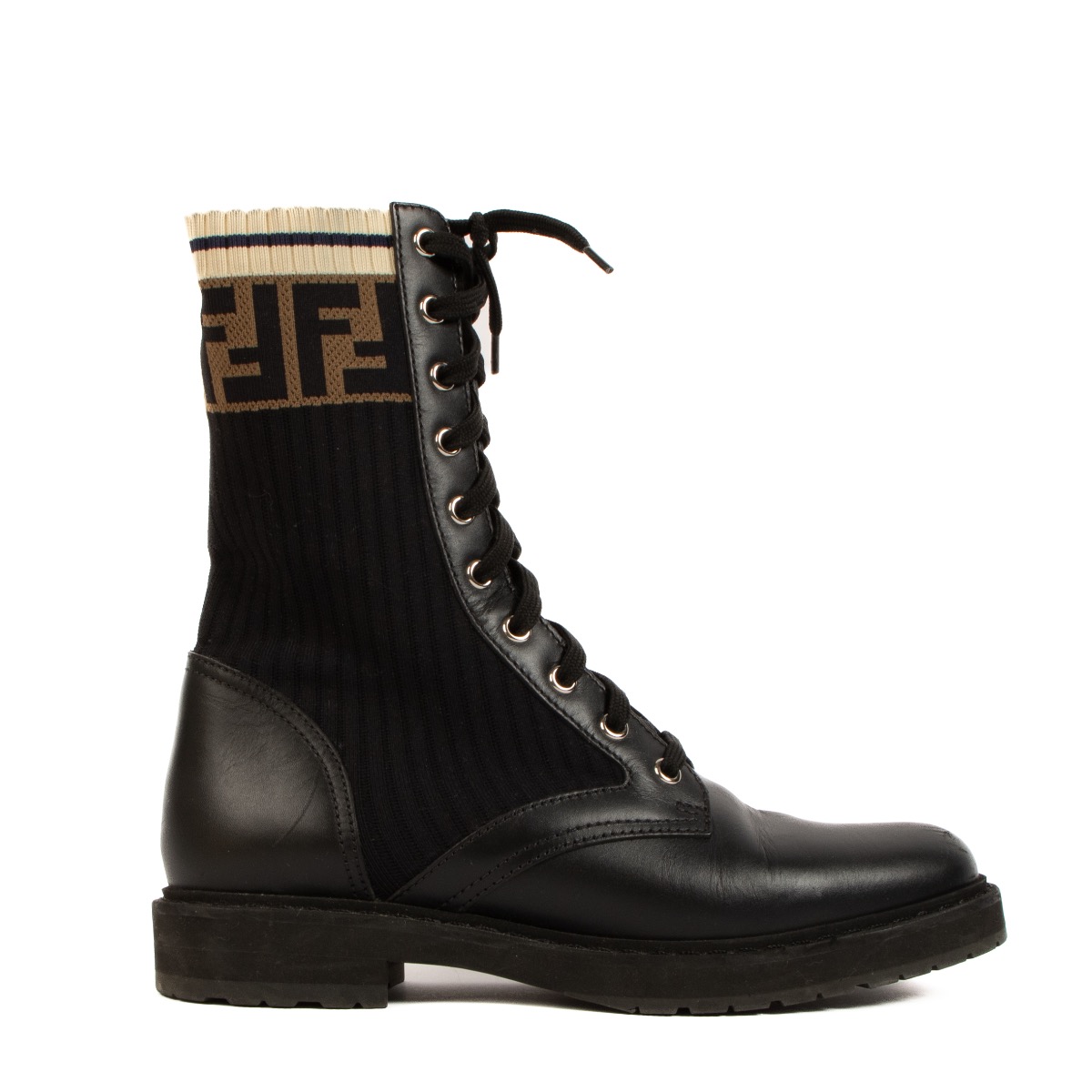 Fendi rockoko cheap boots black