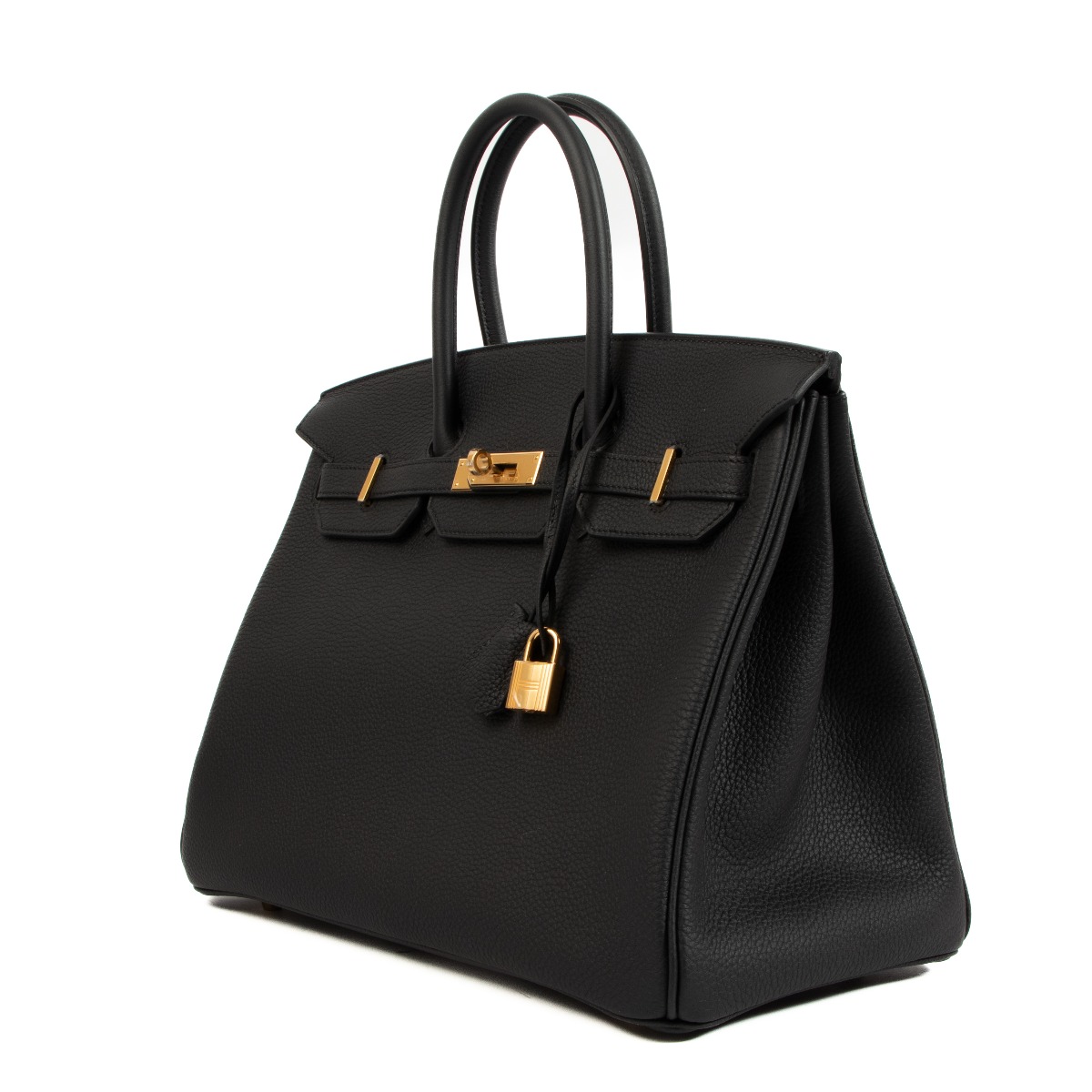 Hermes birkin 35 black togo leather gold cheap