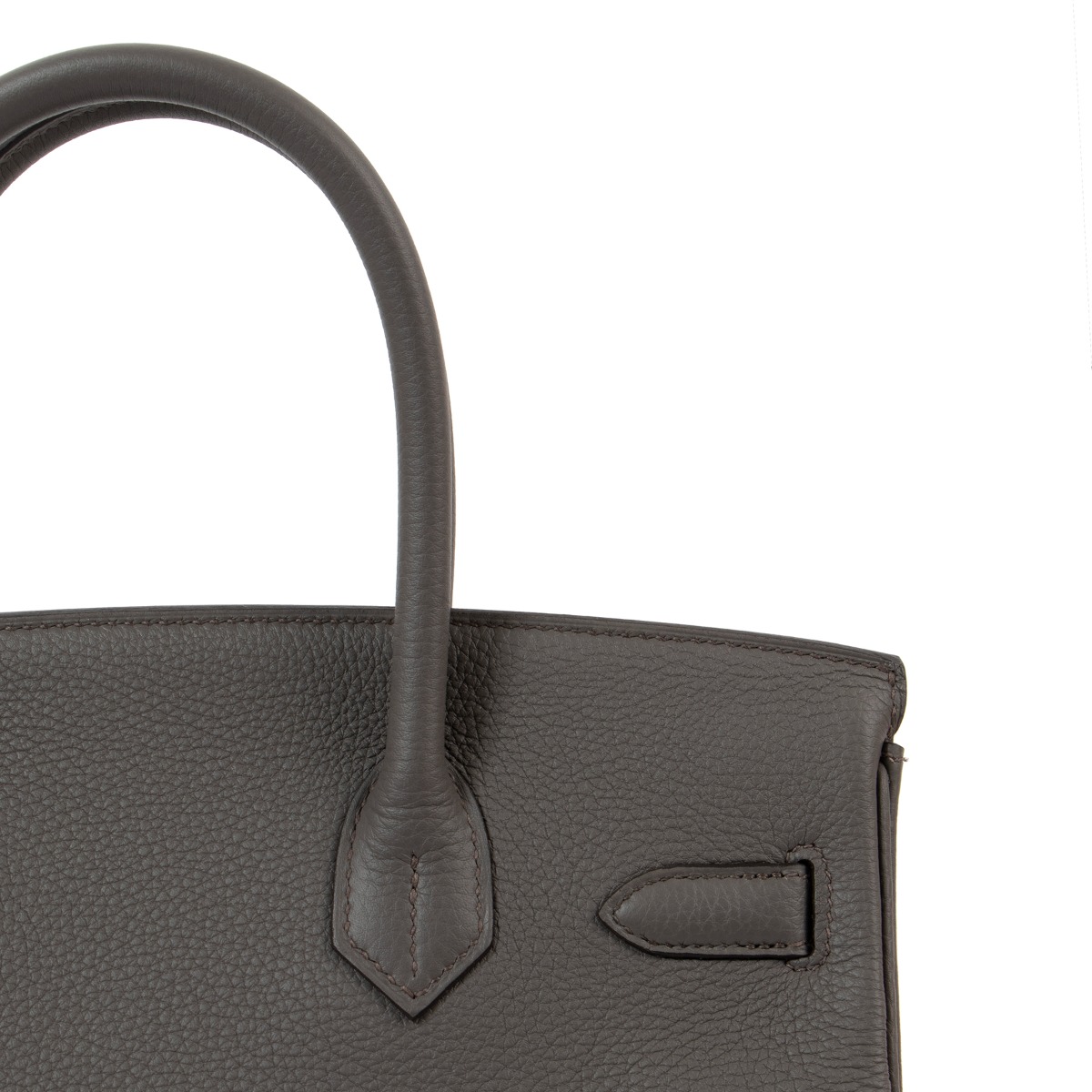 New] Hermès Birkin 30  Gris Perle, Togo Leather, Palladium