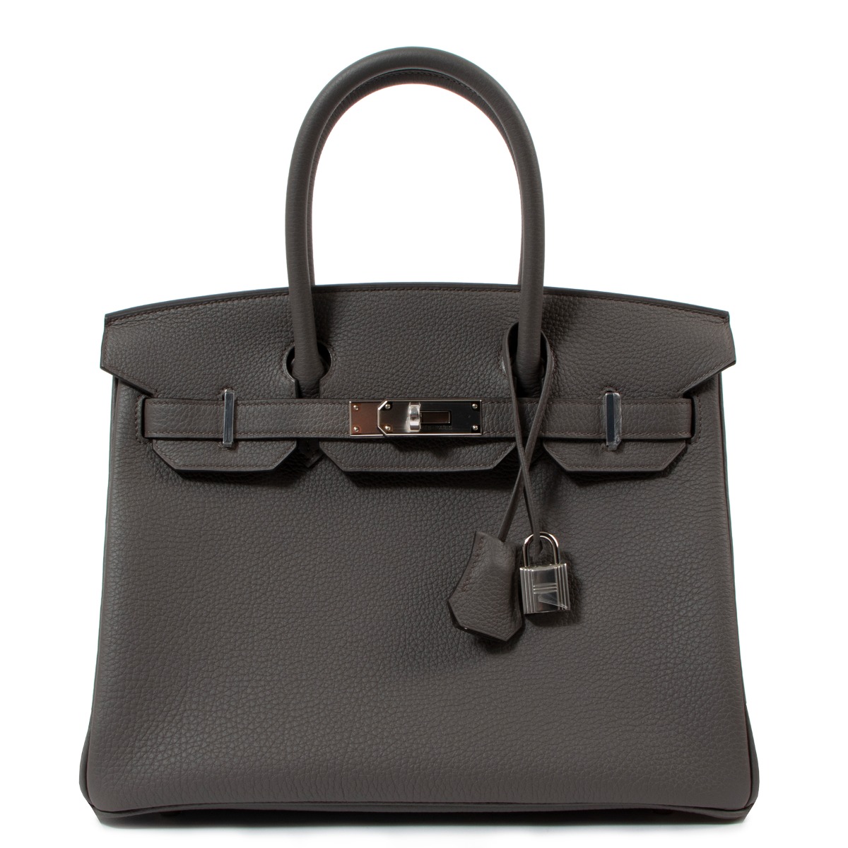 Hermès 2022 Birkin 30 Gris Etain Togo Palladium Hardware