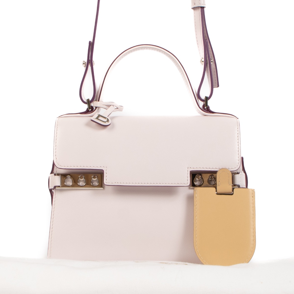 Delvaux Lilac Leather Temp te Small Bag Labellov Buy and