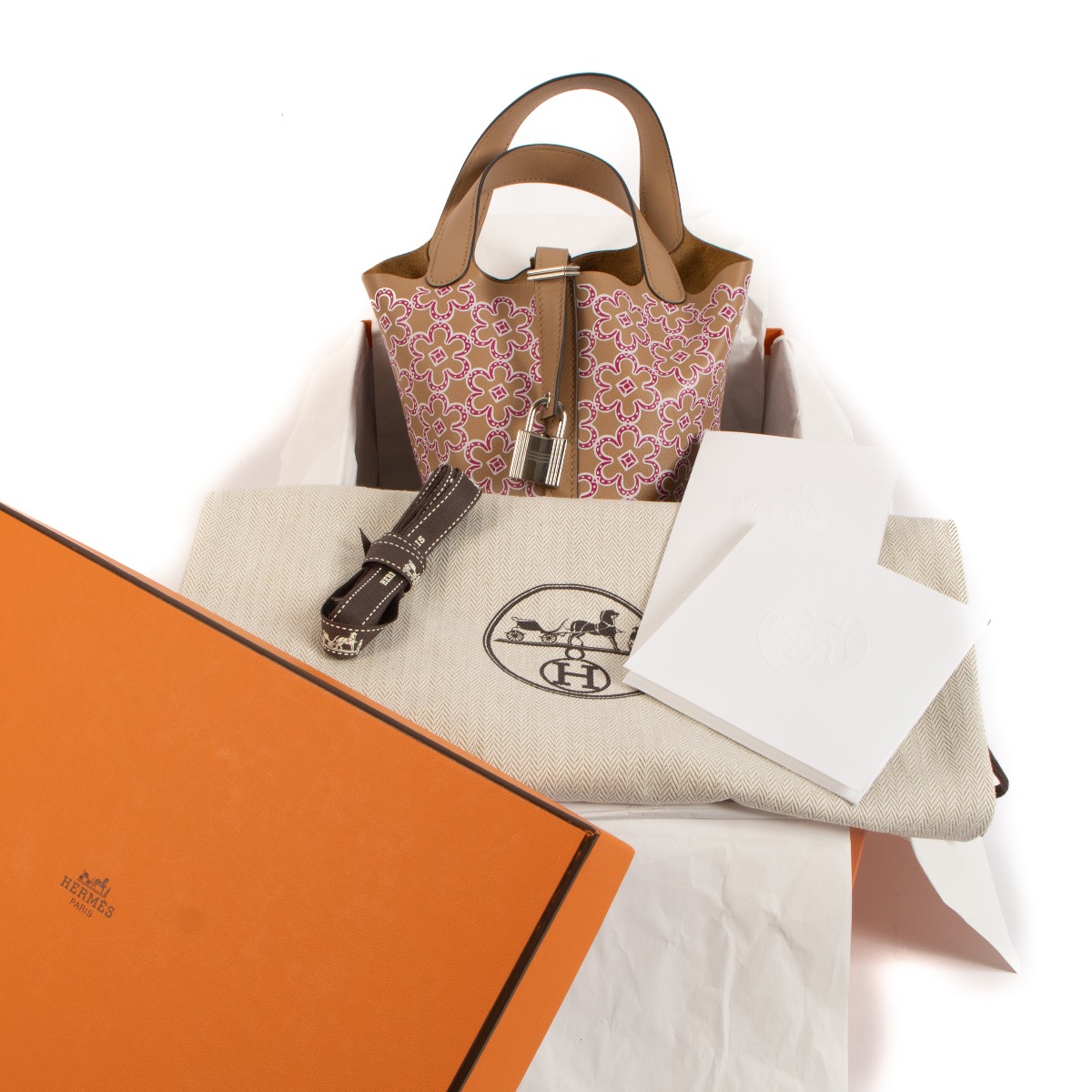 【HERMES 限定品】 Micro Lucky Daisy Picotin Lock Hermès Micro Lucky Daisy Picotin Lock 14 Nata Swift