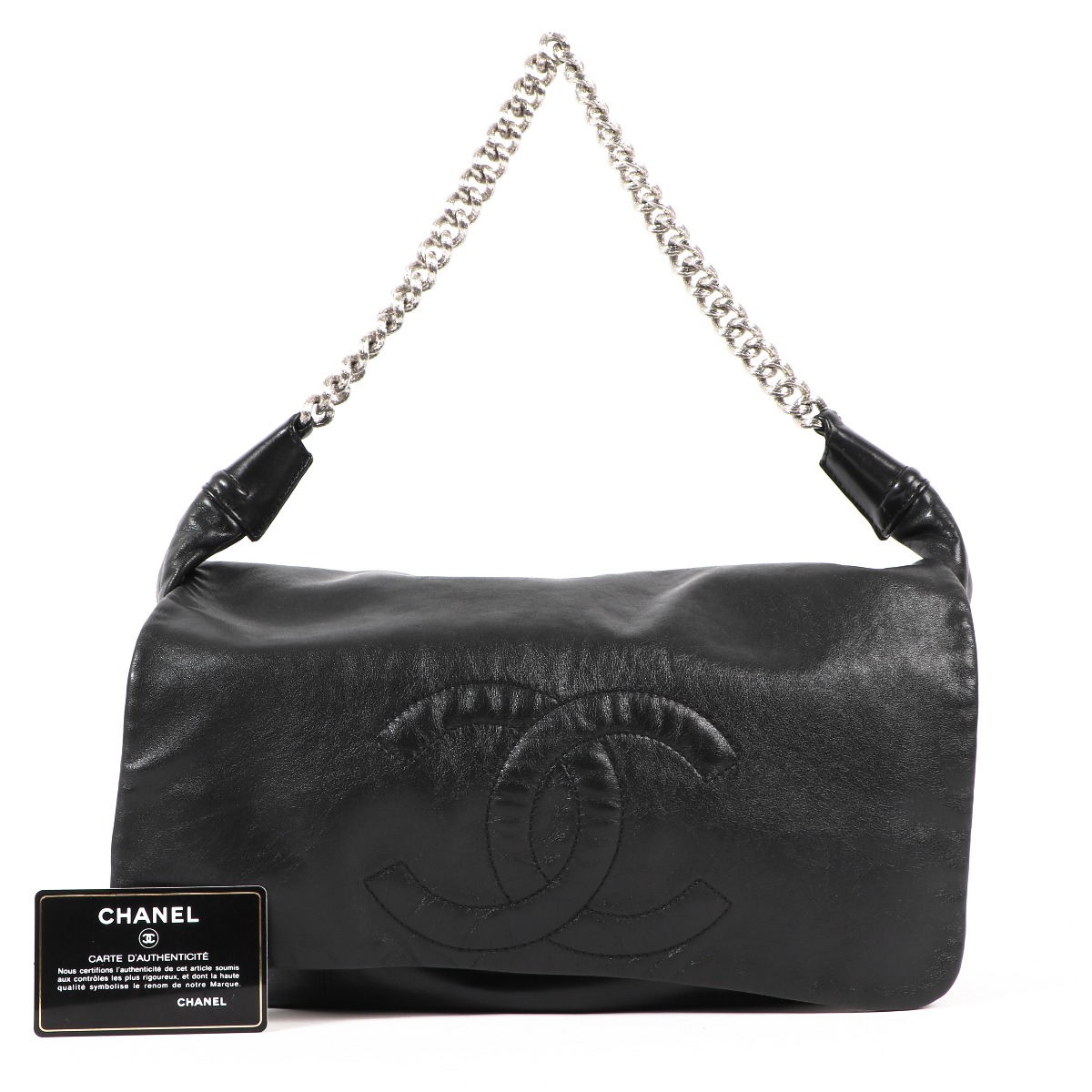 Chanel Black Calfskin 31 Flap Chain Shoulder Bag Labellov Buy