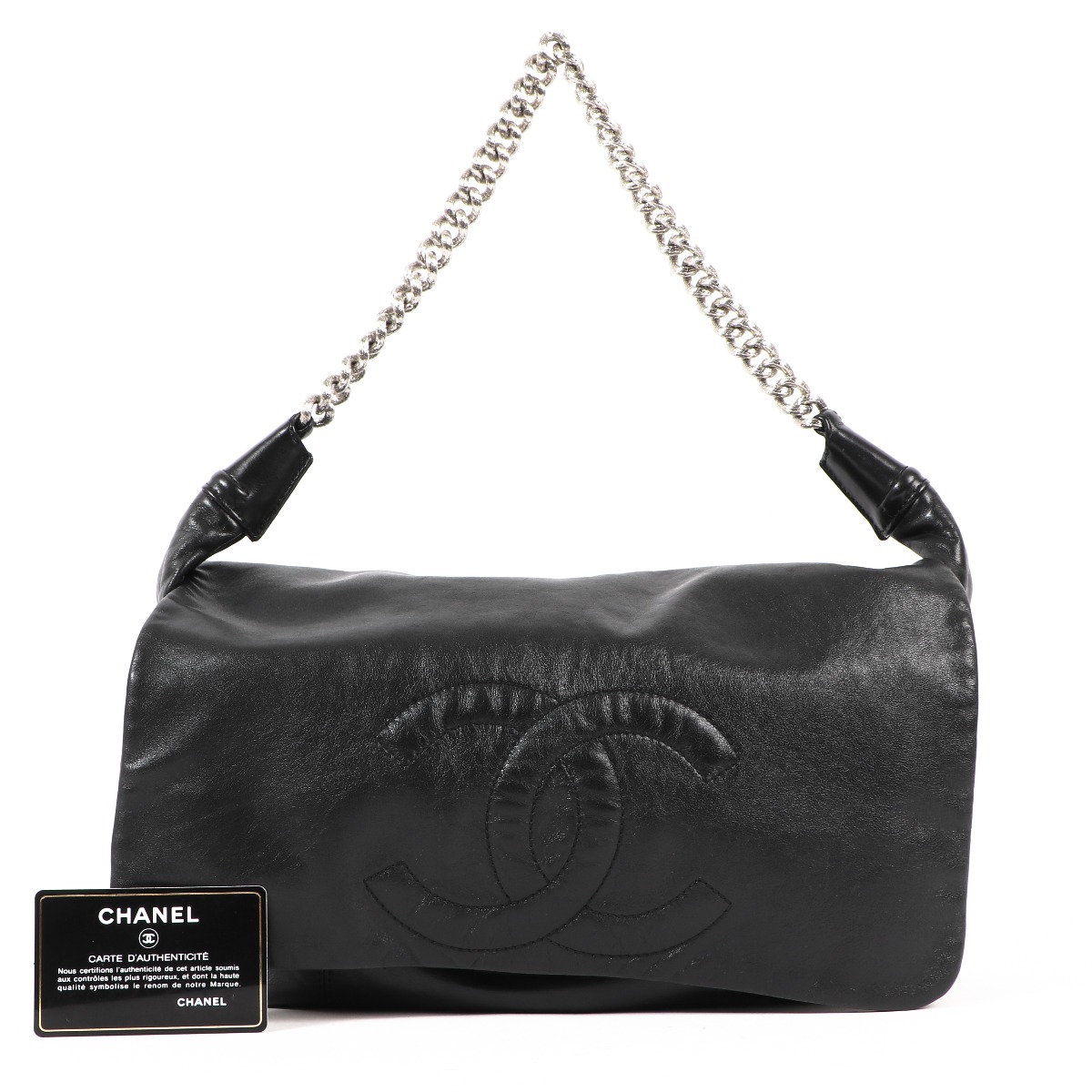 Chanel Classic Flap 94305 Nsz Black Lamb Bag