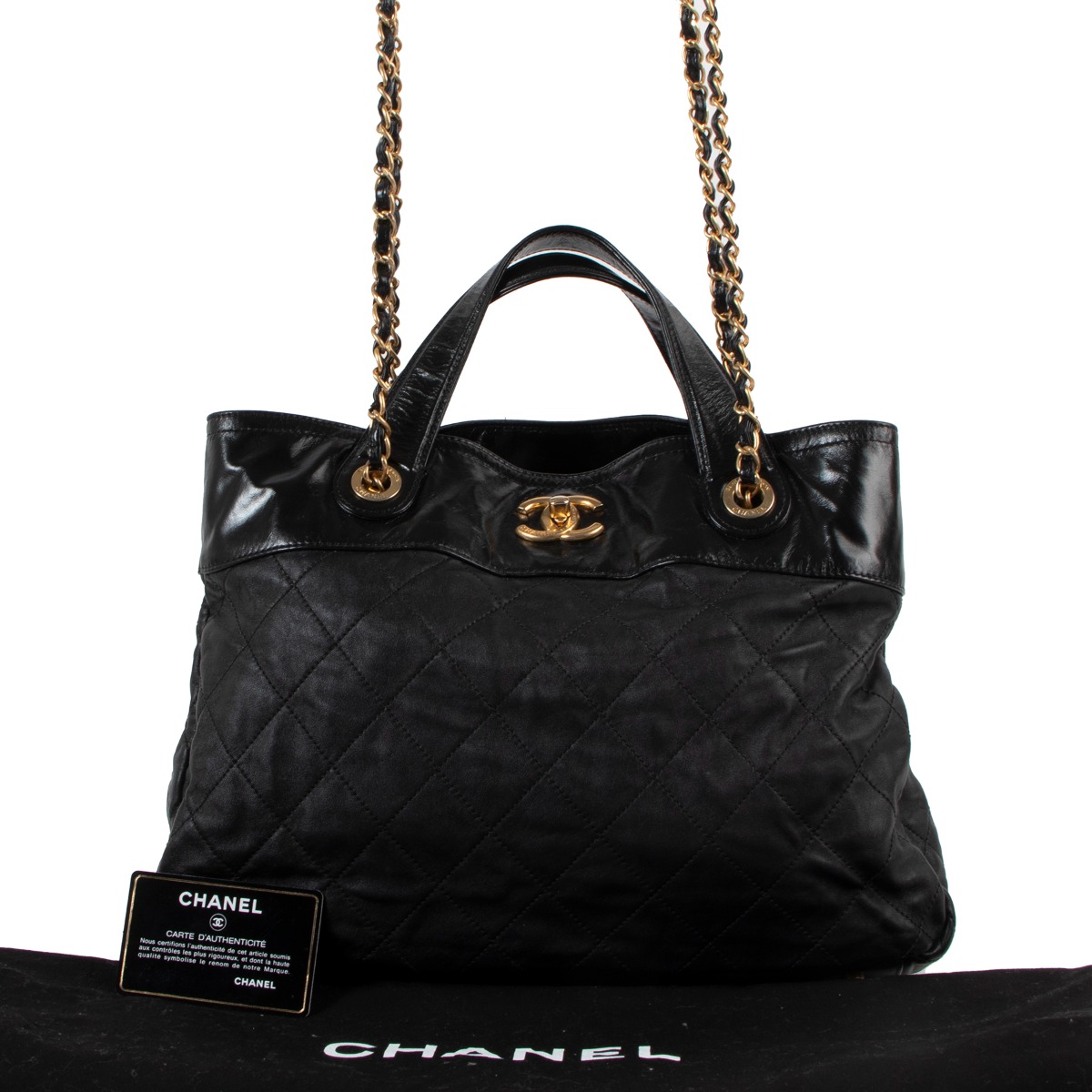 Chanel Black Quilted Calfskin Coco Curve Flap Bag | myGemma