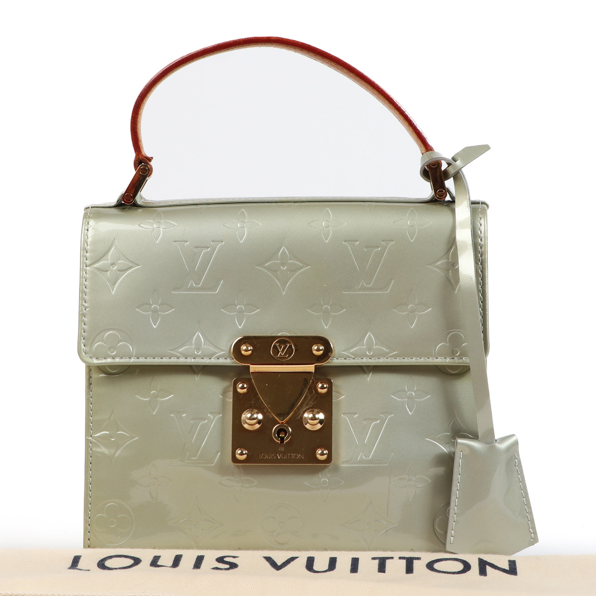 Louis Vuitton Champagne Vernis Spring Street Bag – The Closet