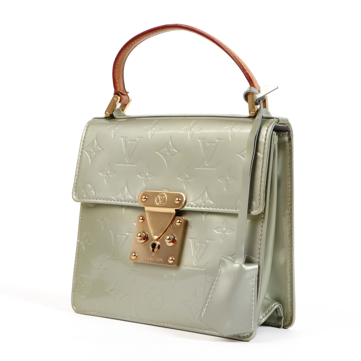 CHANEL VUITTON ハンガー Louis Vuitton Champagne Vernis Spring Street Top Handle Bag