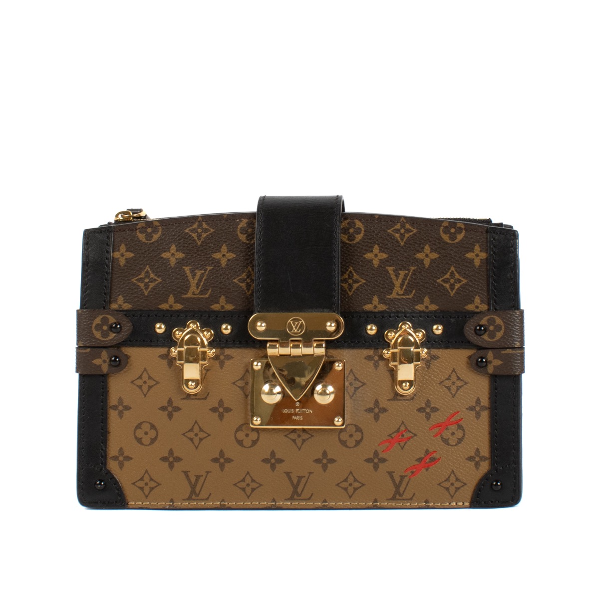 【希少】 LOUIS VUITTON LV Monogram Top Handle Bag バッグ Louis Vuitton Monogram Patent Leather Fascination Top Handle