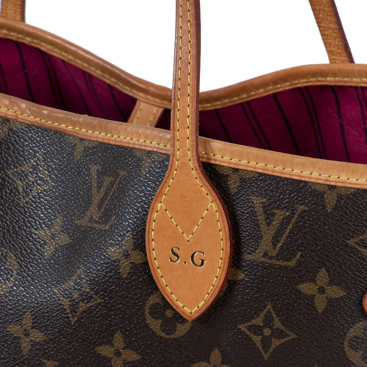 Handbag Louis Vuitton Neverfull Initials Louis Vuitton