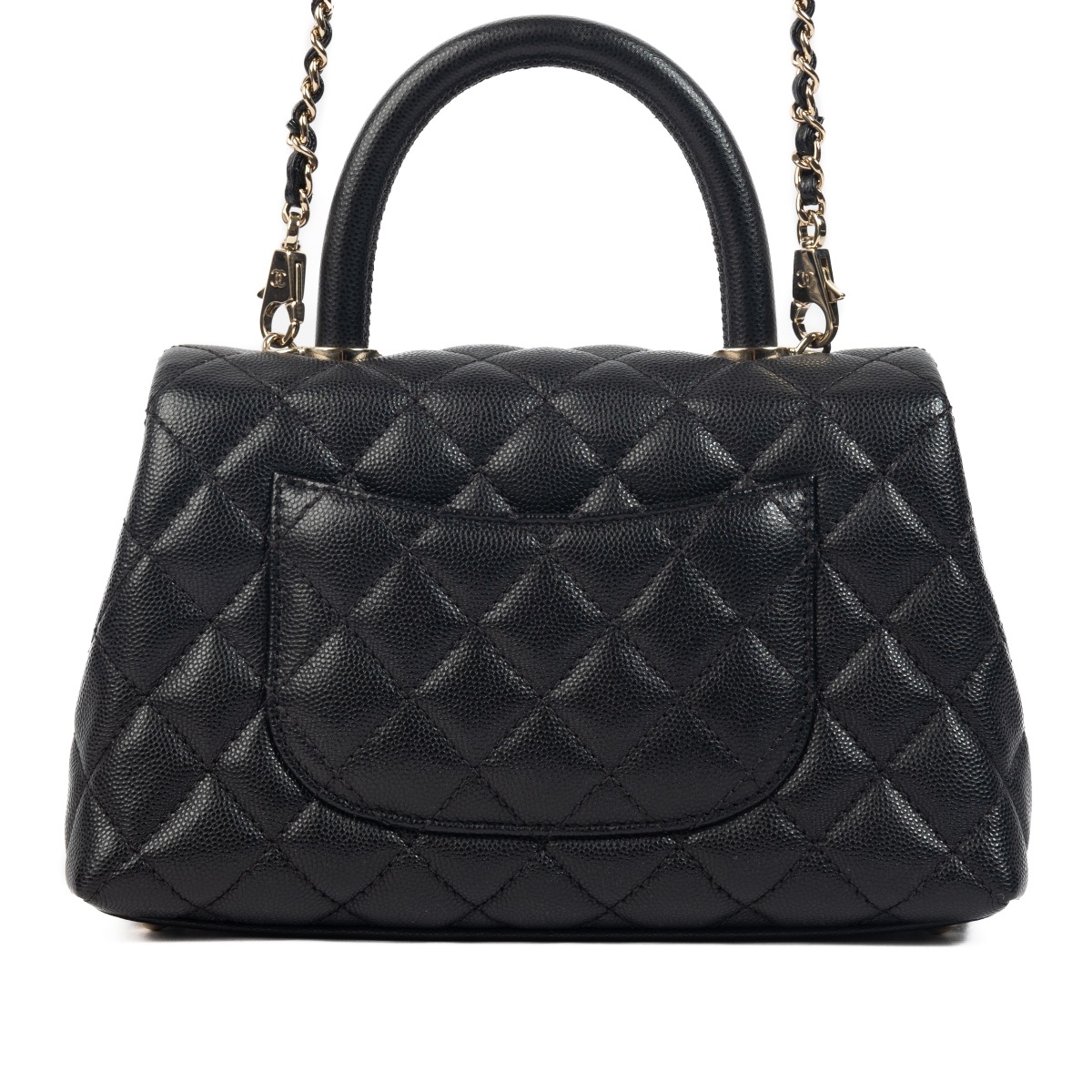 Chanel coco handle all black store