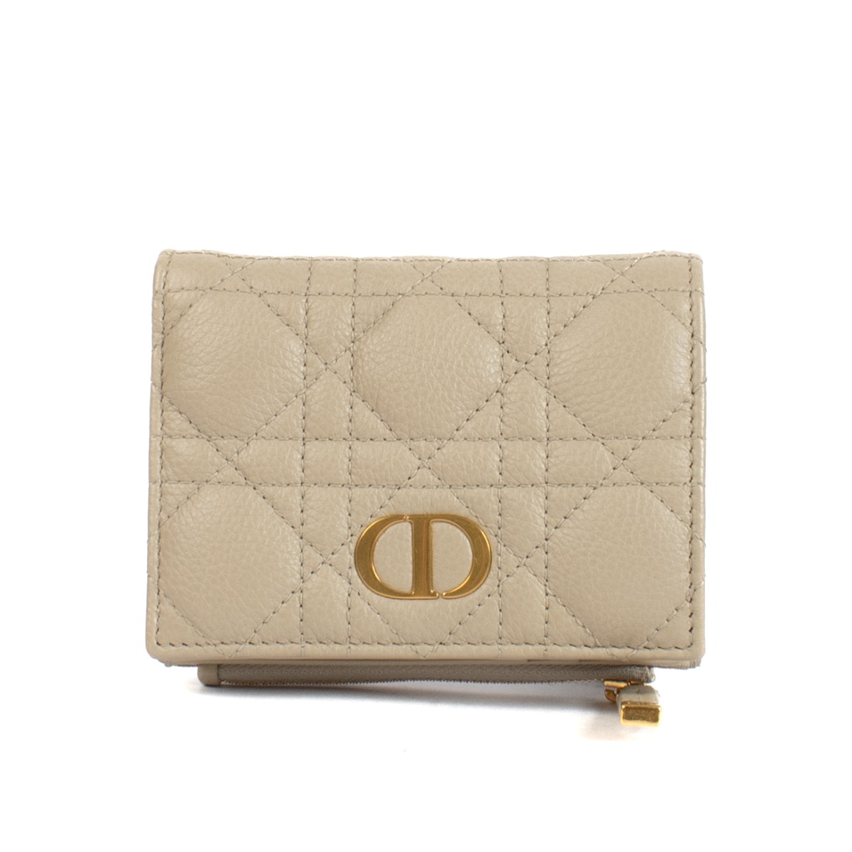 Christian Dior Beige Caro Dahlia Wallet ○ Labellov ○ Buy and