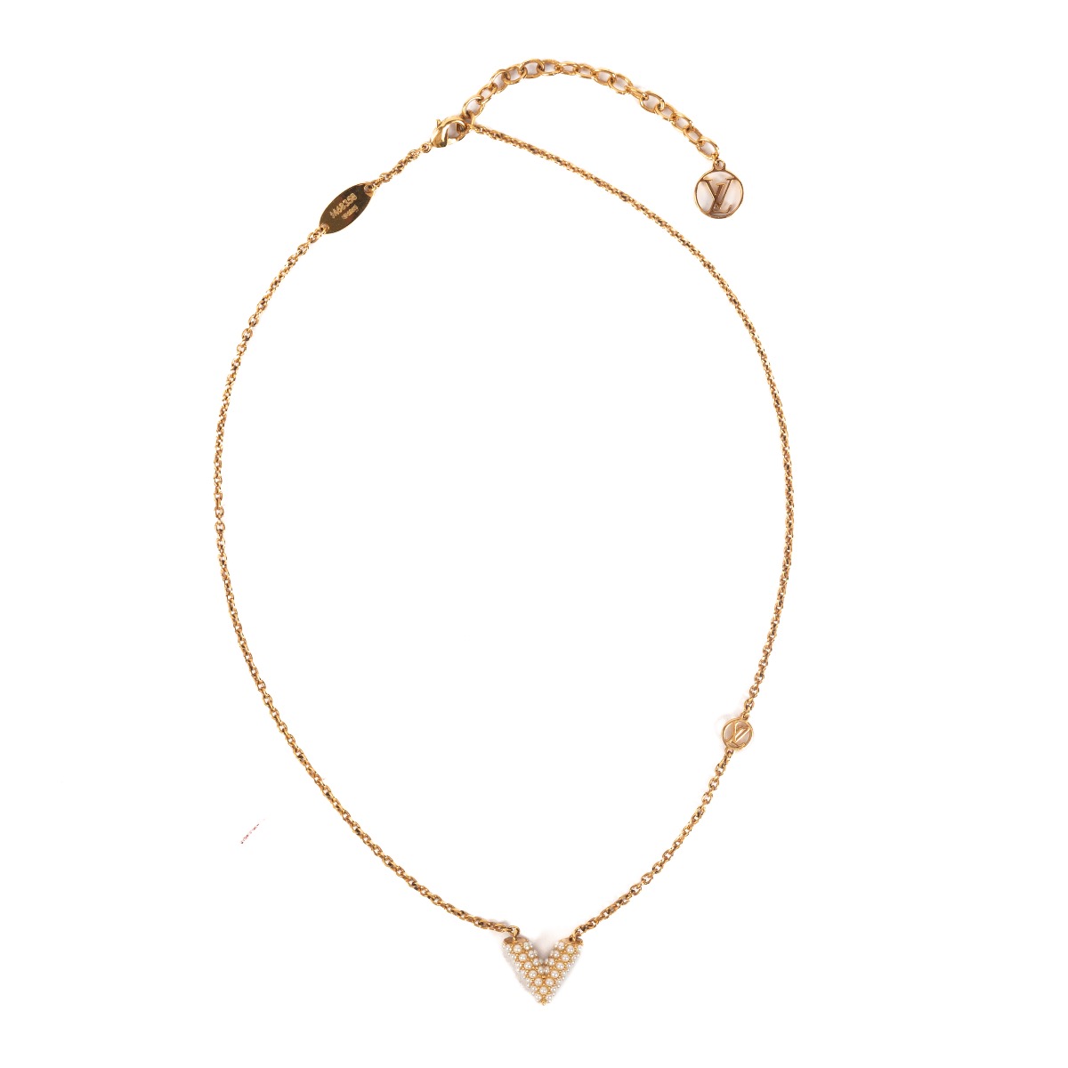 【胸元から華を】LOUIS VUITTON★V Pearl ネックレス Louis Vuitton Essential V Pearl Necklace ○ Labellov ○ Buy