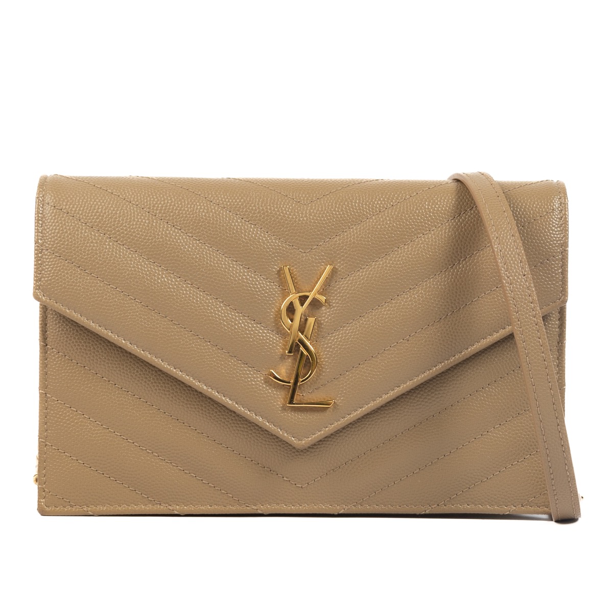 Ysl beige hotsell clutch bag