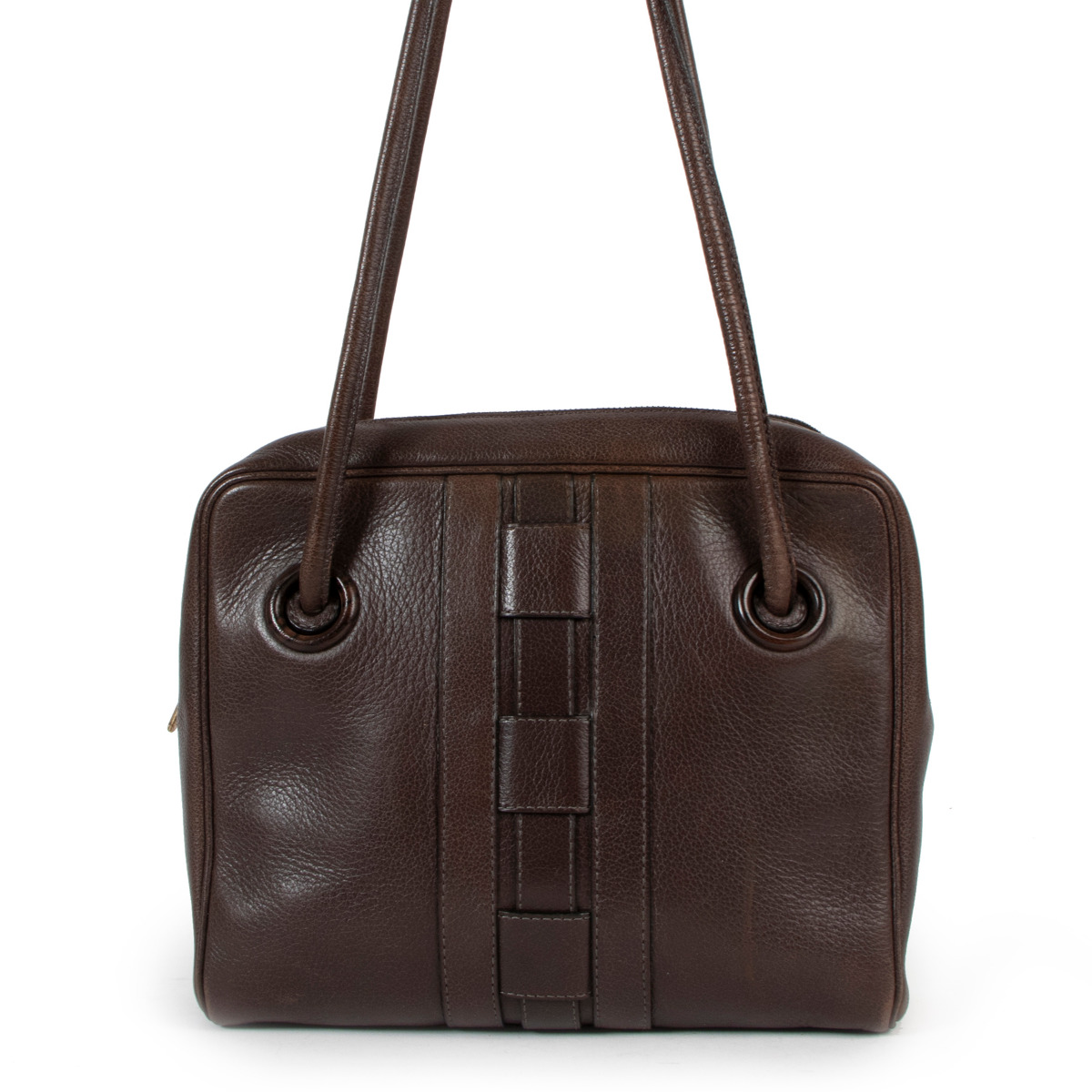 美品・ヴィンテージ【DELVAUX】BRILLANT ブラックハンドバッグ Delvaux Black Brillant MM ○ Labellov ○ Buy and Sell