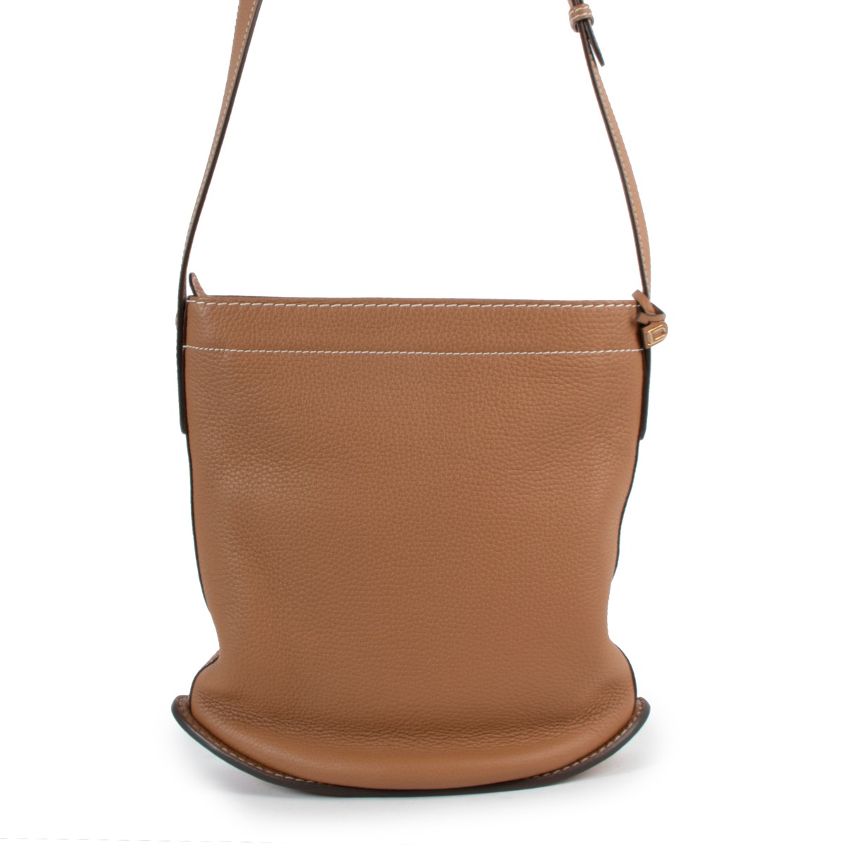 Delvaux Pin Daily Surpiqué Taurillon Soft Vegetal