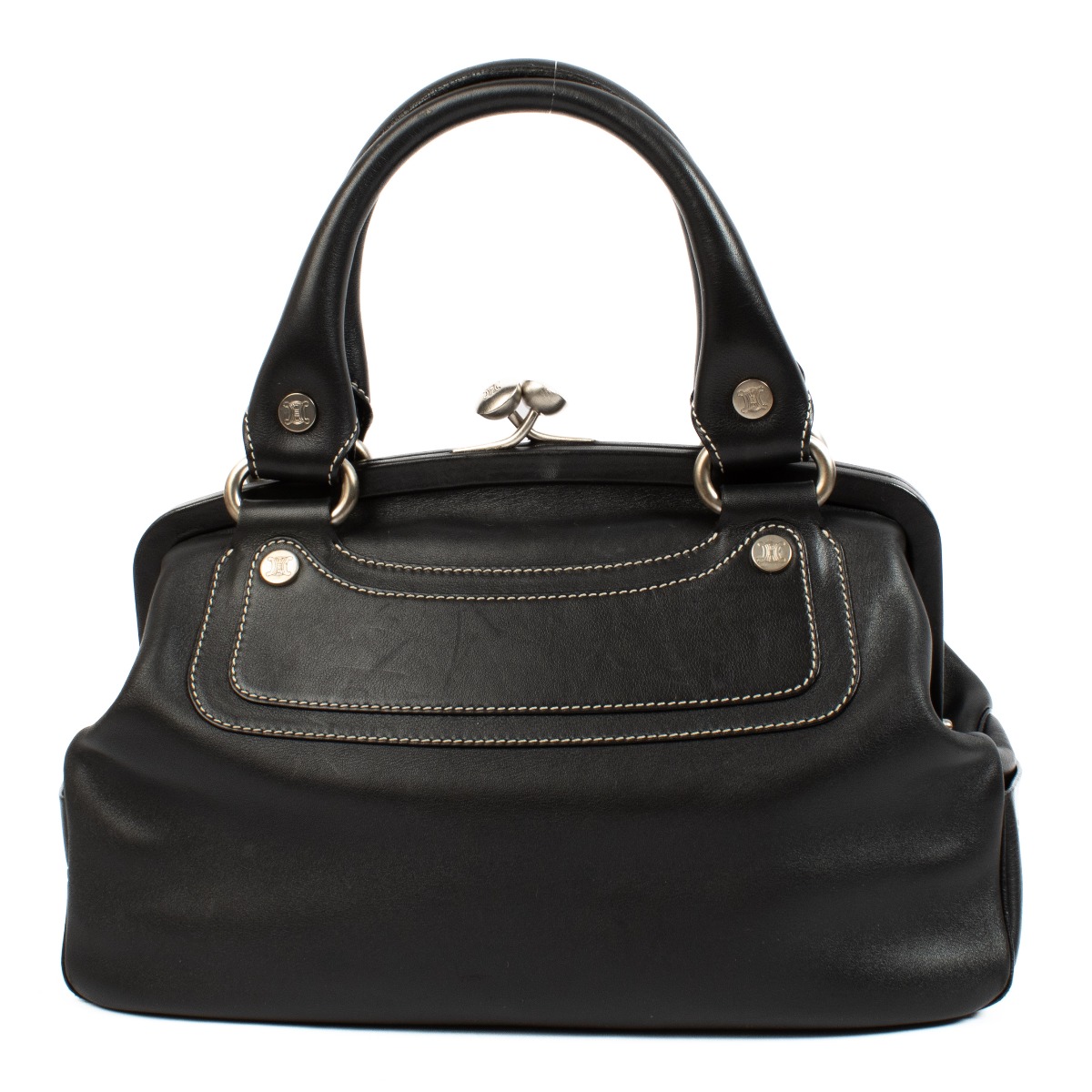 Celine Black Leather Boogie Bag ○ Labellov ○ Buy and Sell
