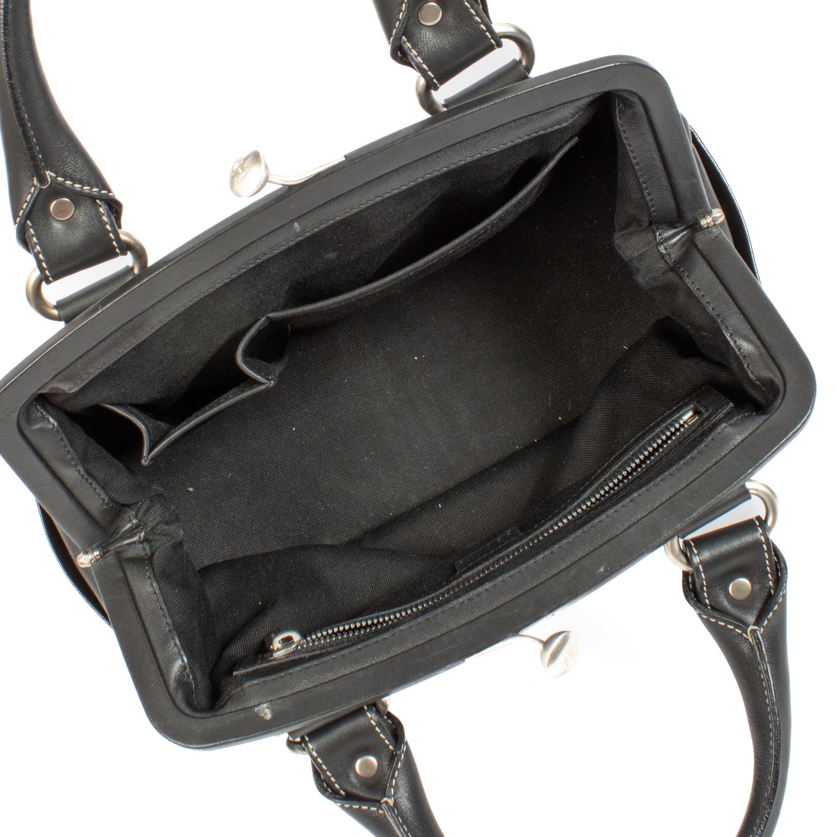 Celine Black Leather Boogie Bag ○ Labellov ○ Buy and Sell