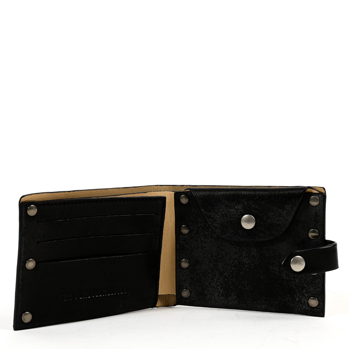 Ann Demeulemeester Black Leather Wallet ○ Labellov ○ Buy and