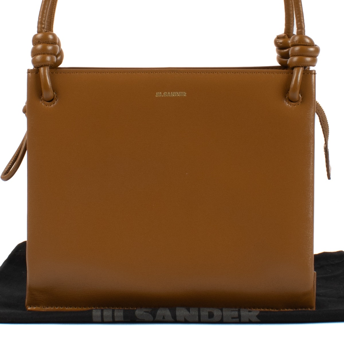 【関税&送料込】Jil Sander Knot Medium Tote Bag In Smooth Le Jil Sander knot-detail Leather Tote Bag | Black | FARFETCH