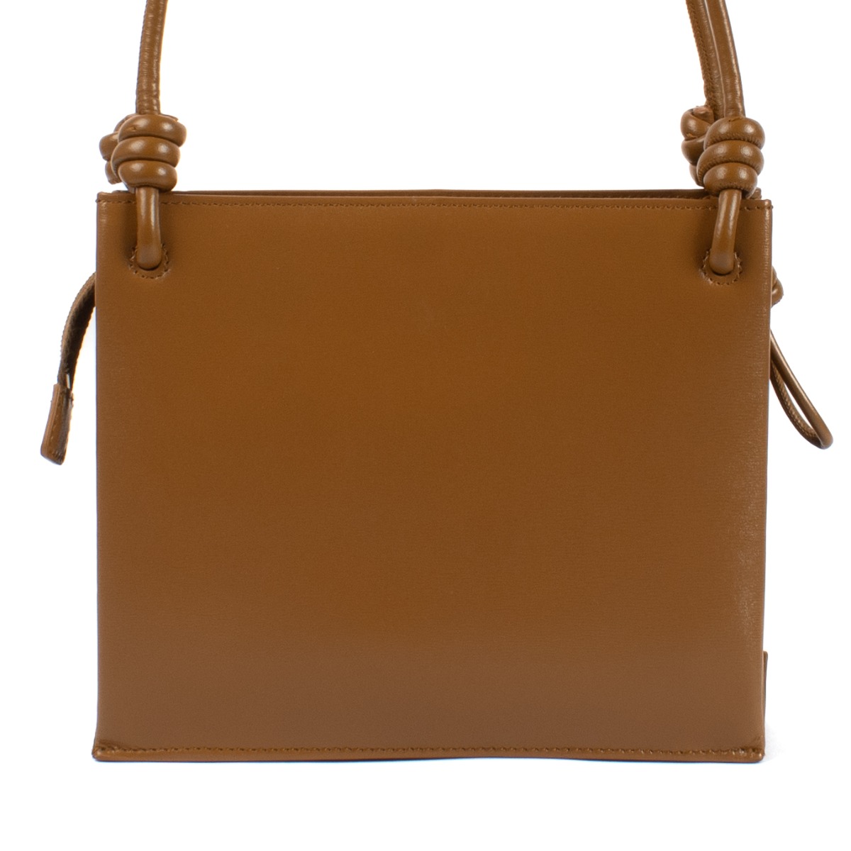 Jil Sander Camel Knot Detail Leather Tote bag ○ Labellov ○ Buy