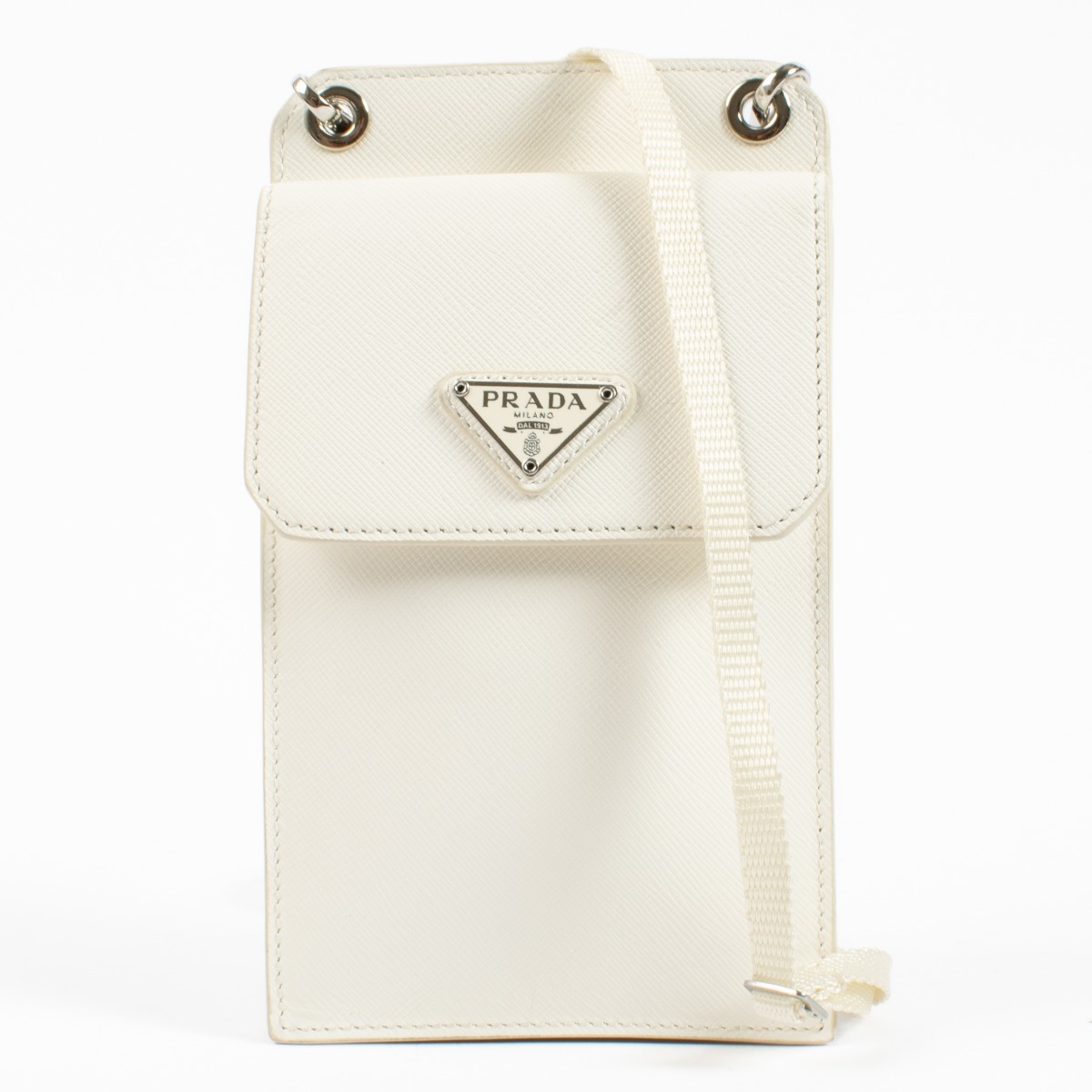 PRADA◆SAFFIANO LEATHER STRAP PHONE CASE POUCH スマホ Prada Saffiano Leather Smartphone Case | Saks Fifth Avenue