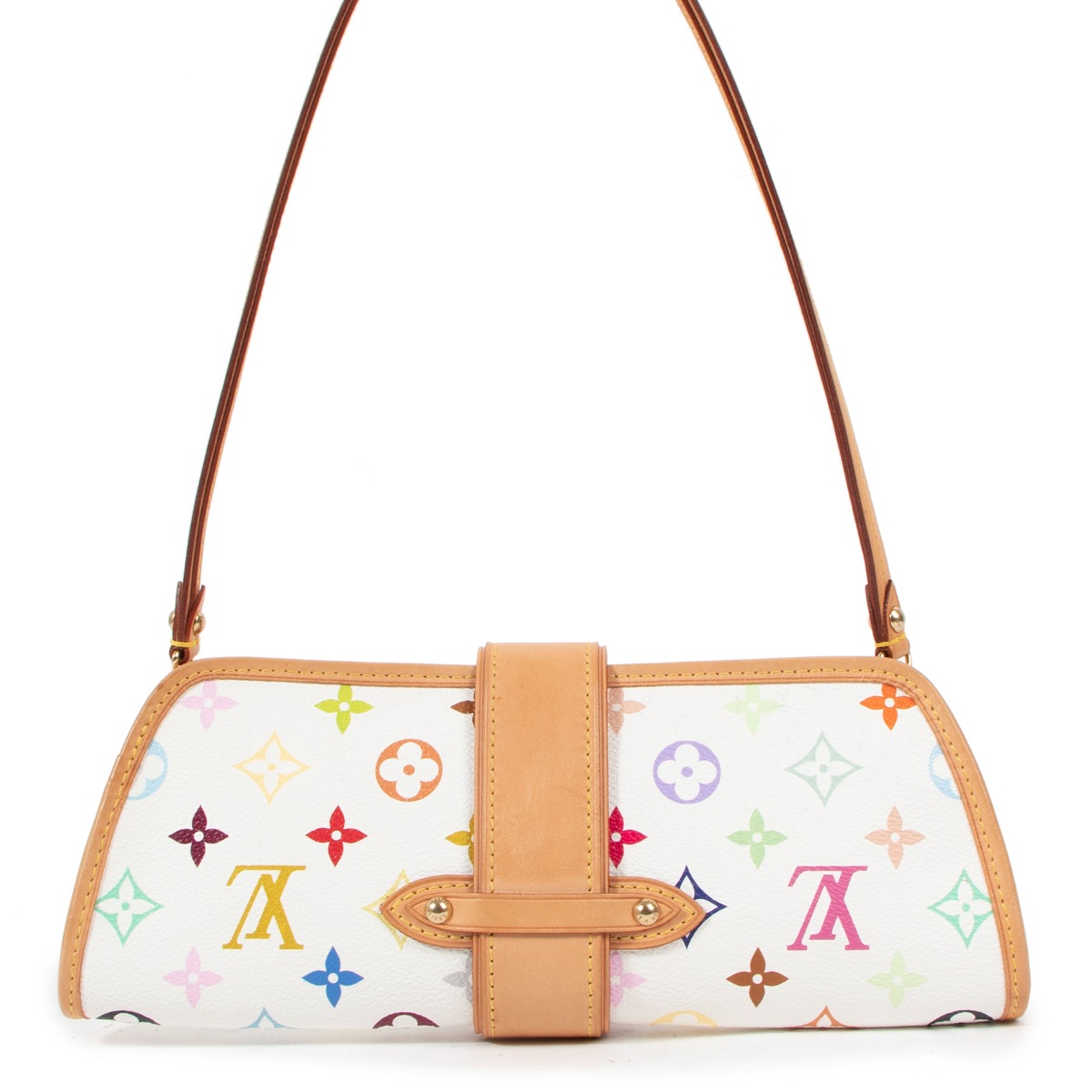 Louis Vuitton Vintage Monogram Multicolore Shirley Bag - White Shoulder Bags,  Handbags - LOU807296