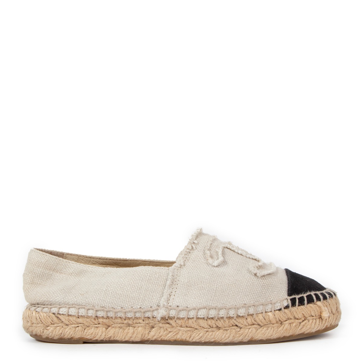 Chanel espadrilles shop canvas