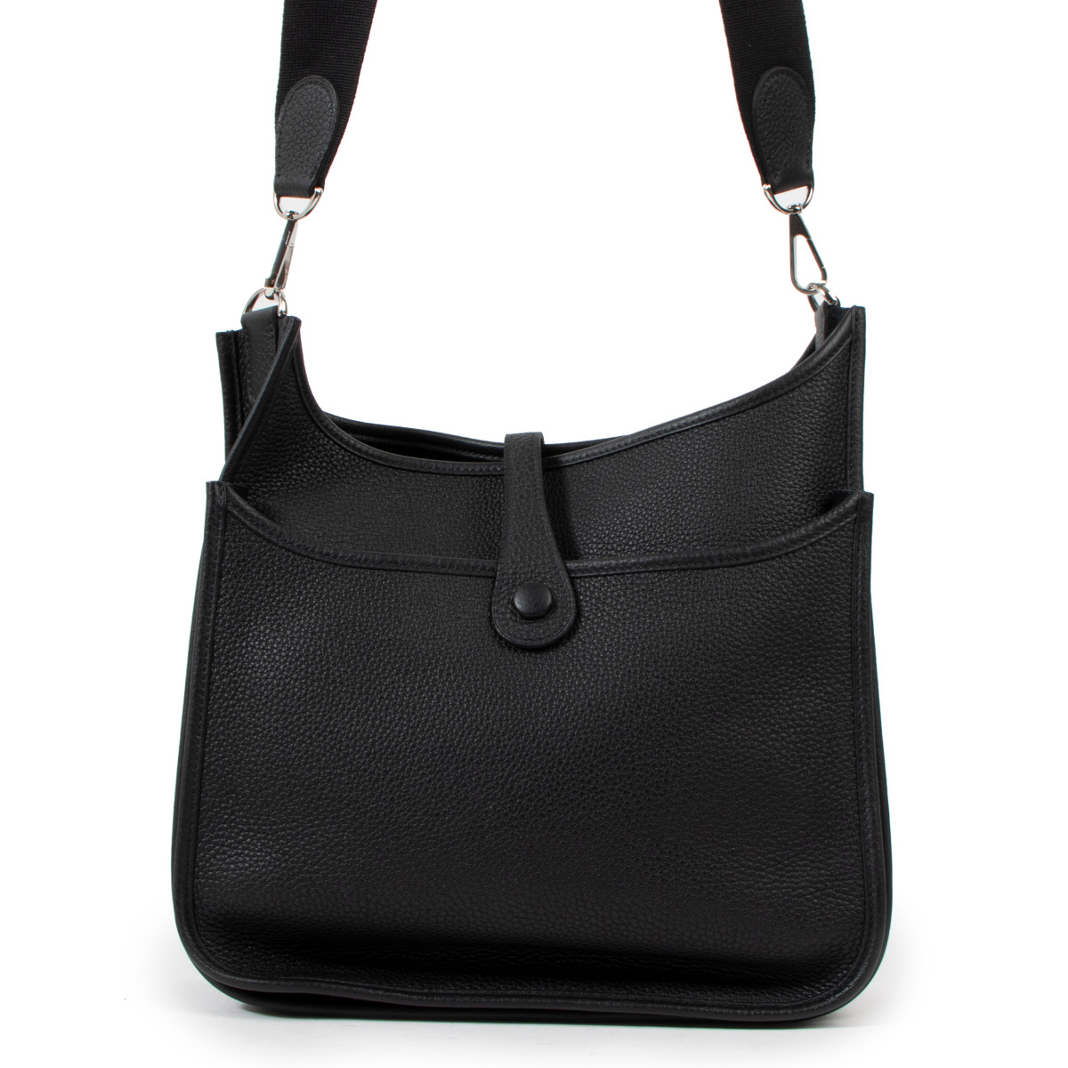 HERMES◆Evelyne III 29 Black◆ Hermès Evelyne 29 Ebene Clemence PHW ○ Labellov ○ Buy and