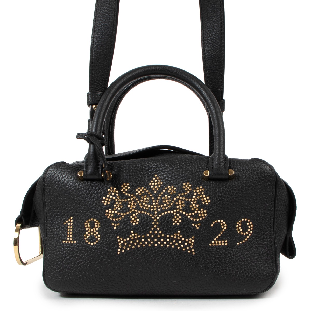 大人気【DELVAUX】Cool Box MM Taurillon Soft Cool Box handbag