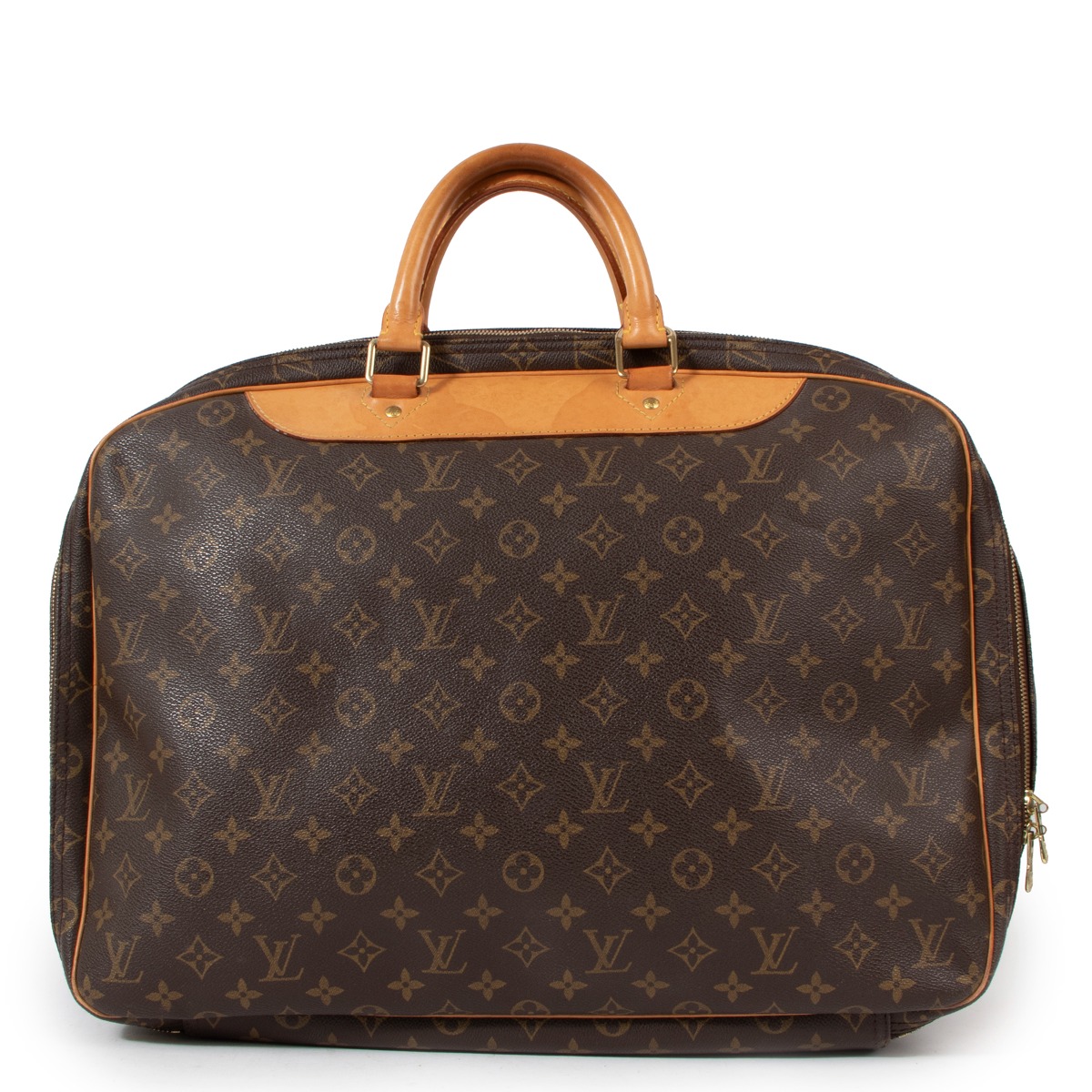 Louis Vuitton Alize Tennis Sports Bag Monogram Canvas Brown Leather  ref.546576 - Joli Closet